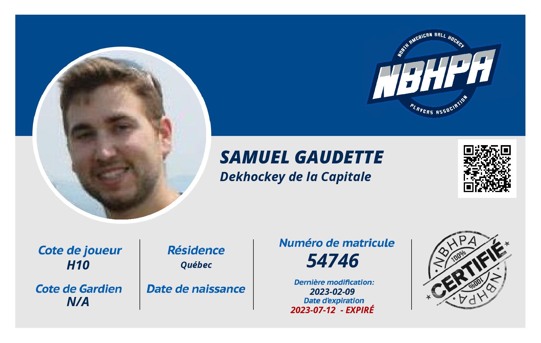 Samuel Gaudette