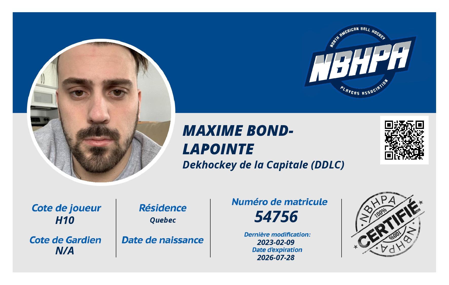 Maxime Bond-Lapointe