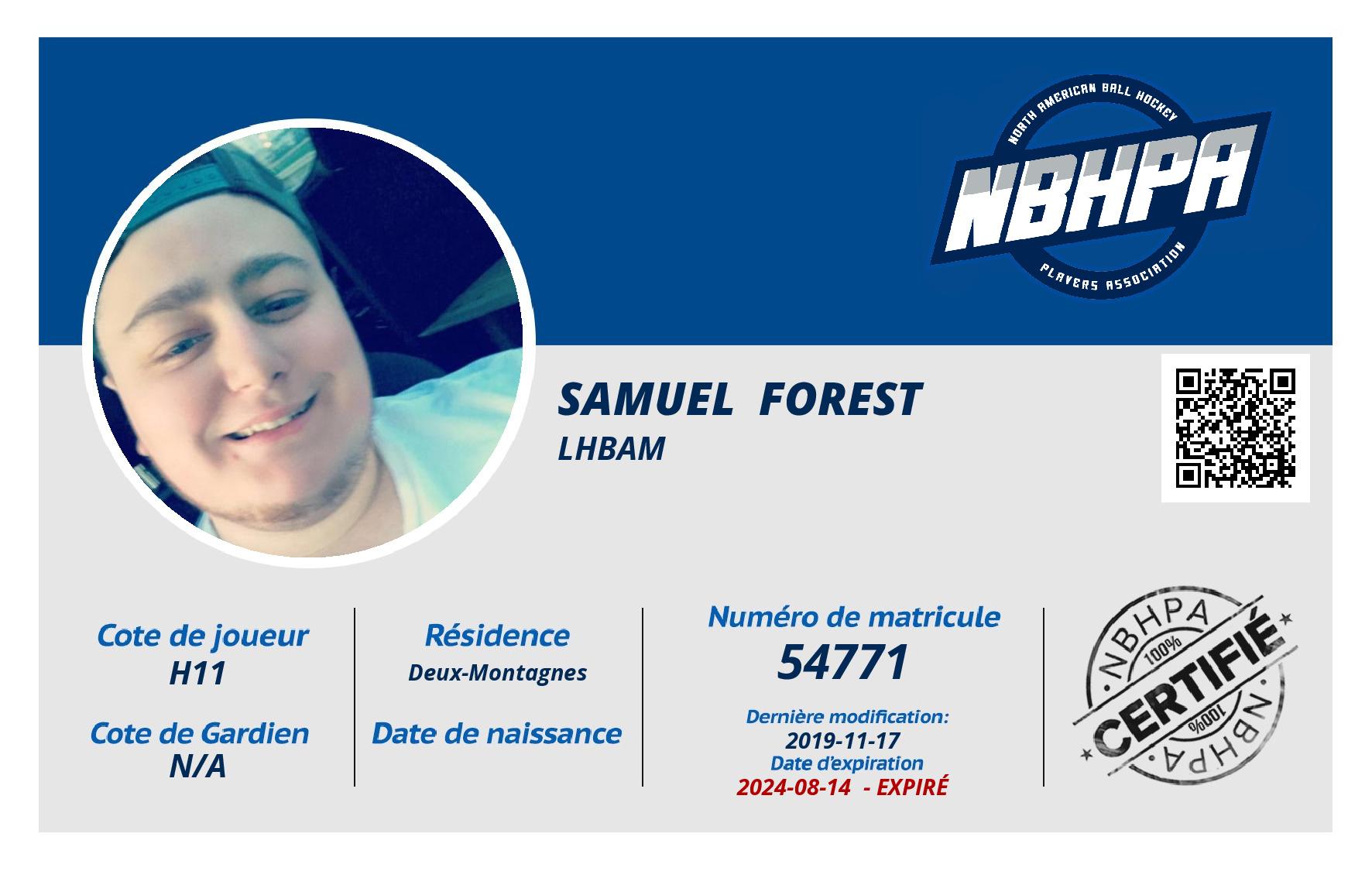 Samuel  Forest