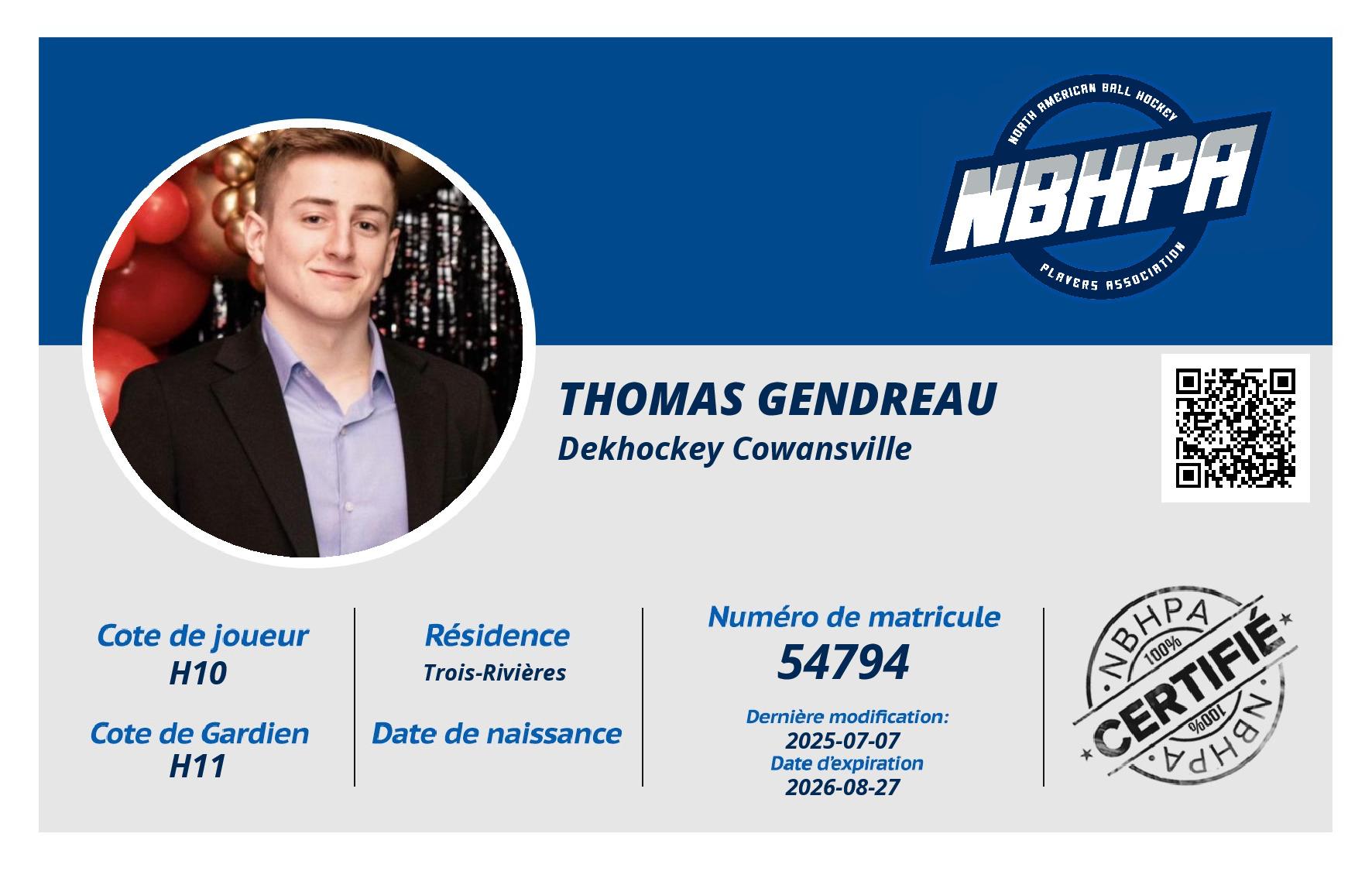 Thomas Gendreau 
