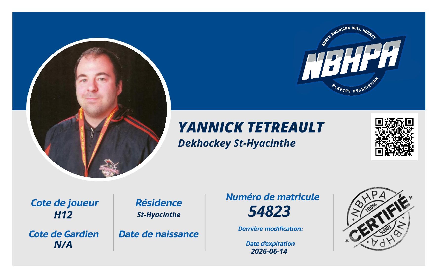Yannick Tetreault