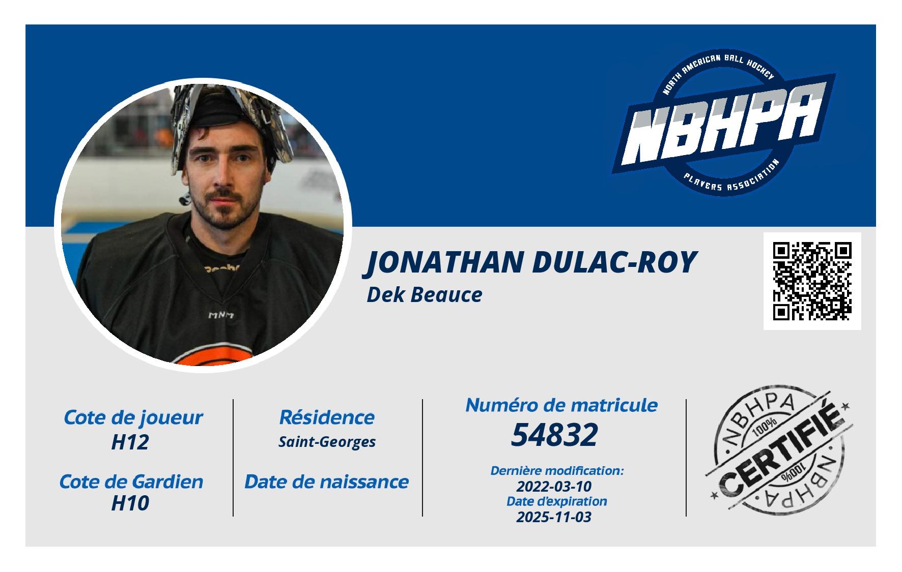 Jonathan Dulac-Roy