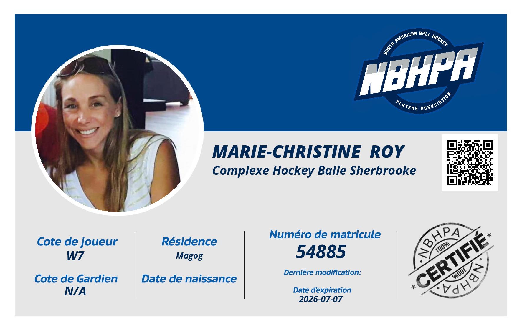 Marie-Christine  Roy