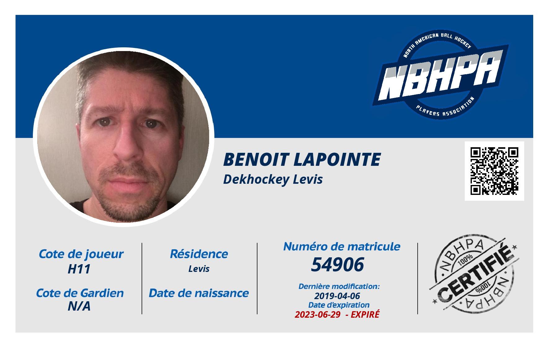 Benoit Lapointe