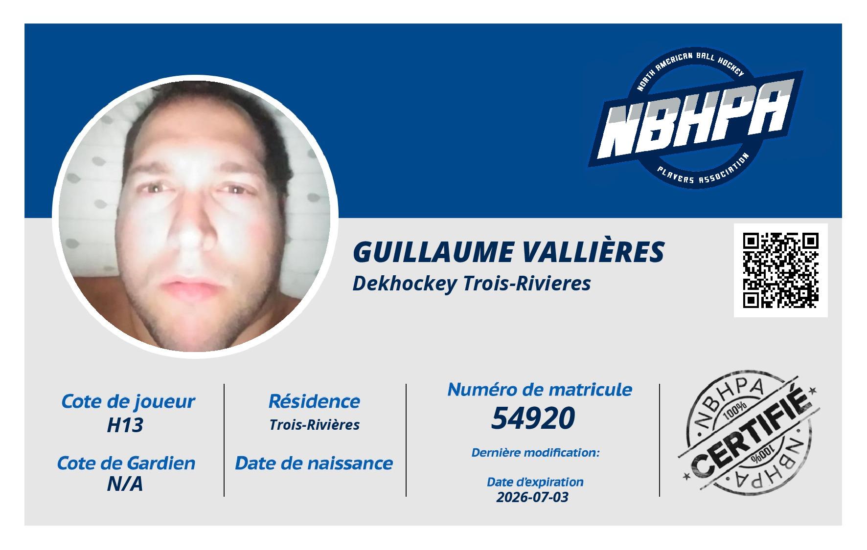 Guillaume Vallières