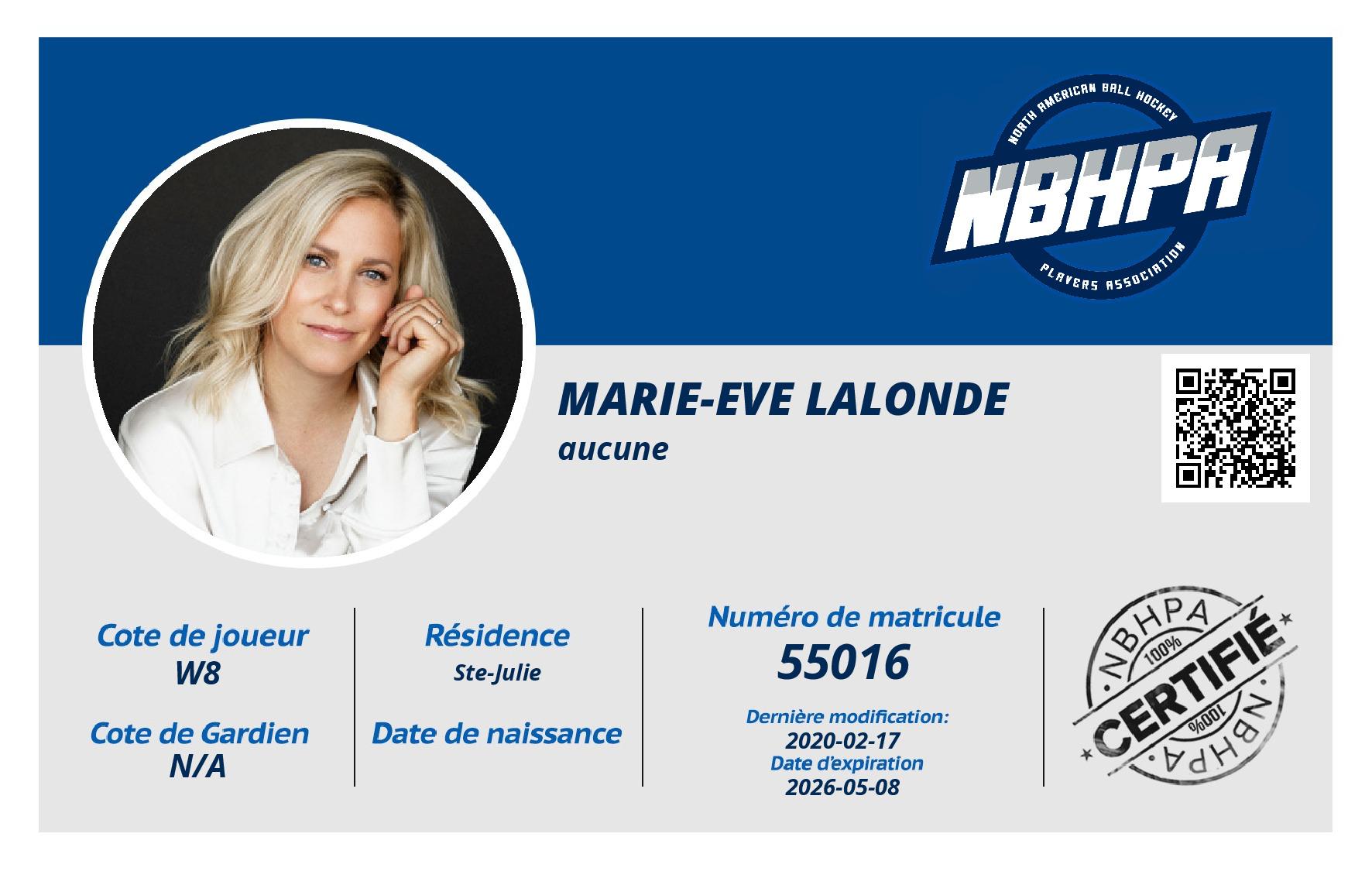 Marie-Eve Lalonde