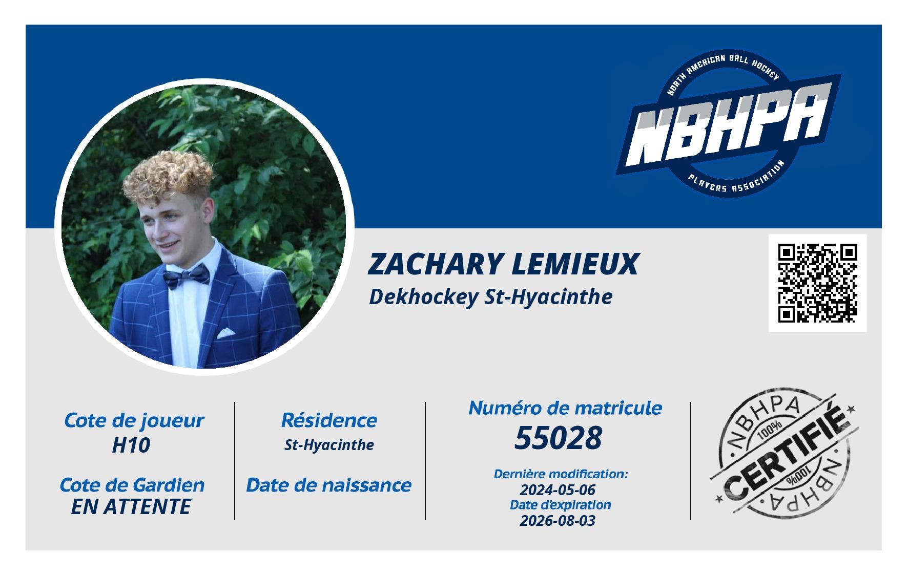 Zachary Lemieux 