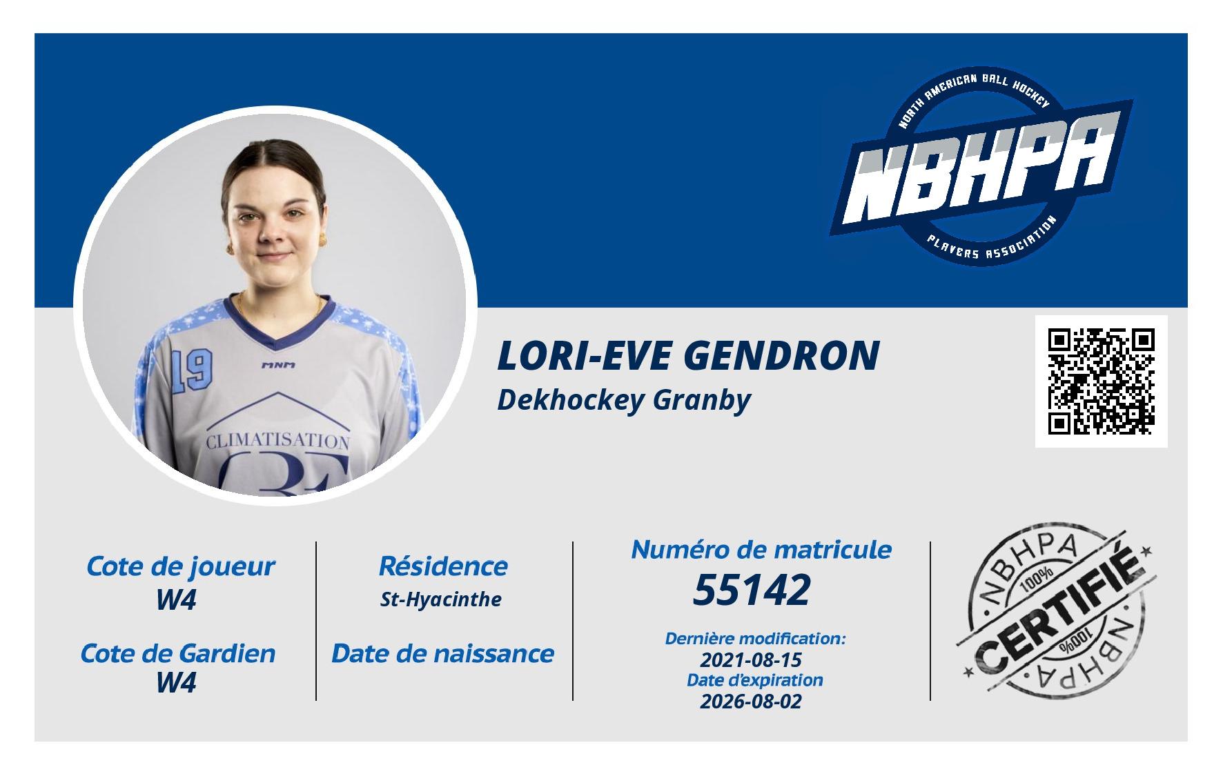 Lori-Eve Gendron 