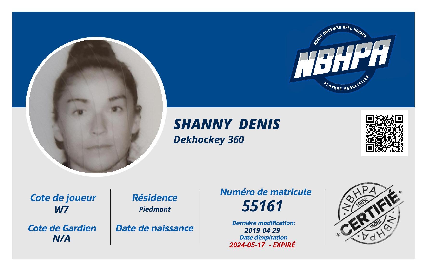 Shanny  Denis