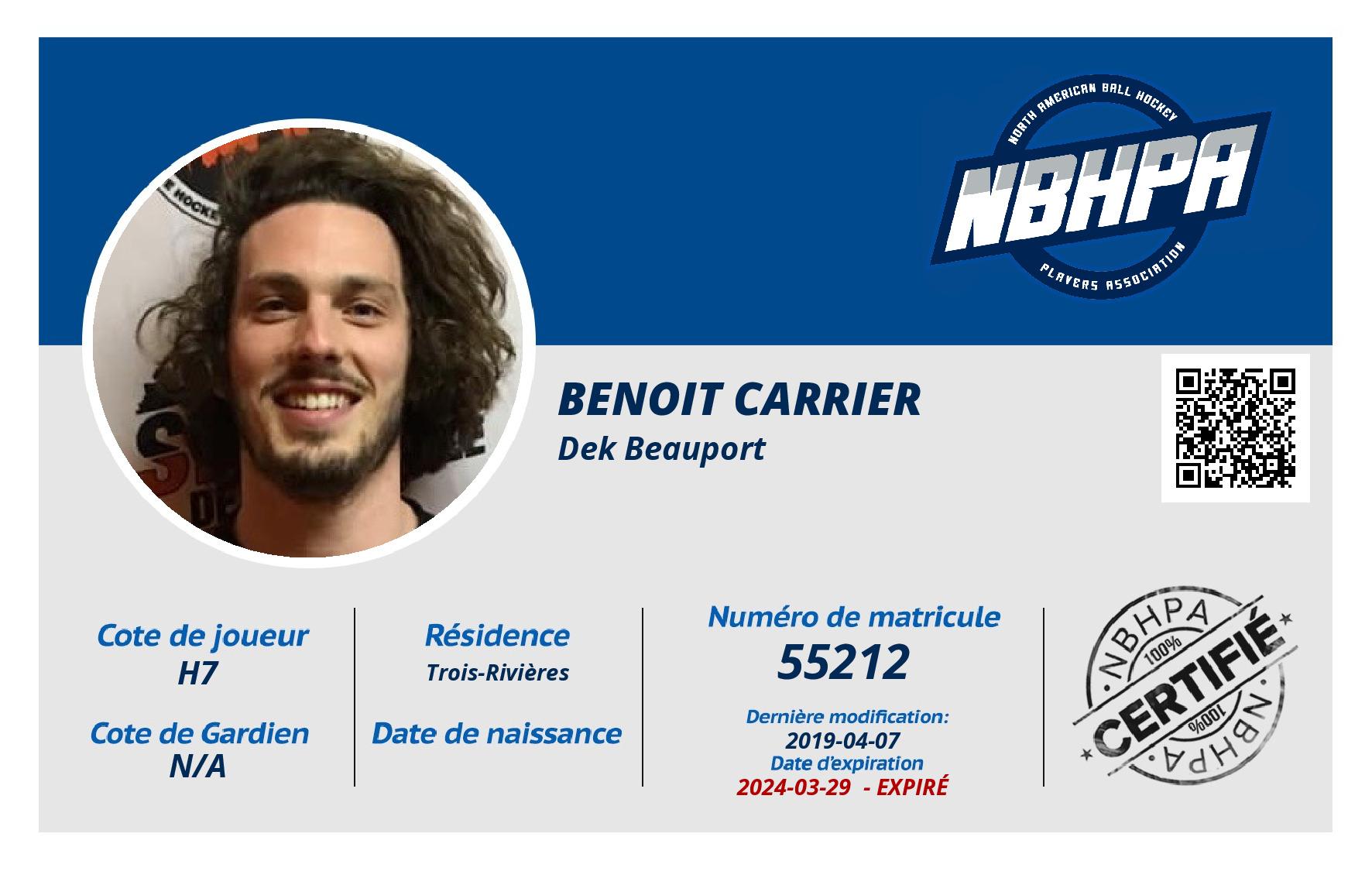 Benoit Carrier