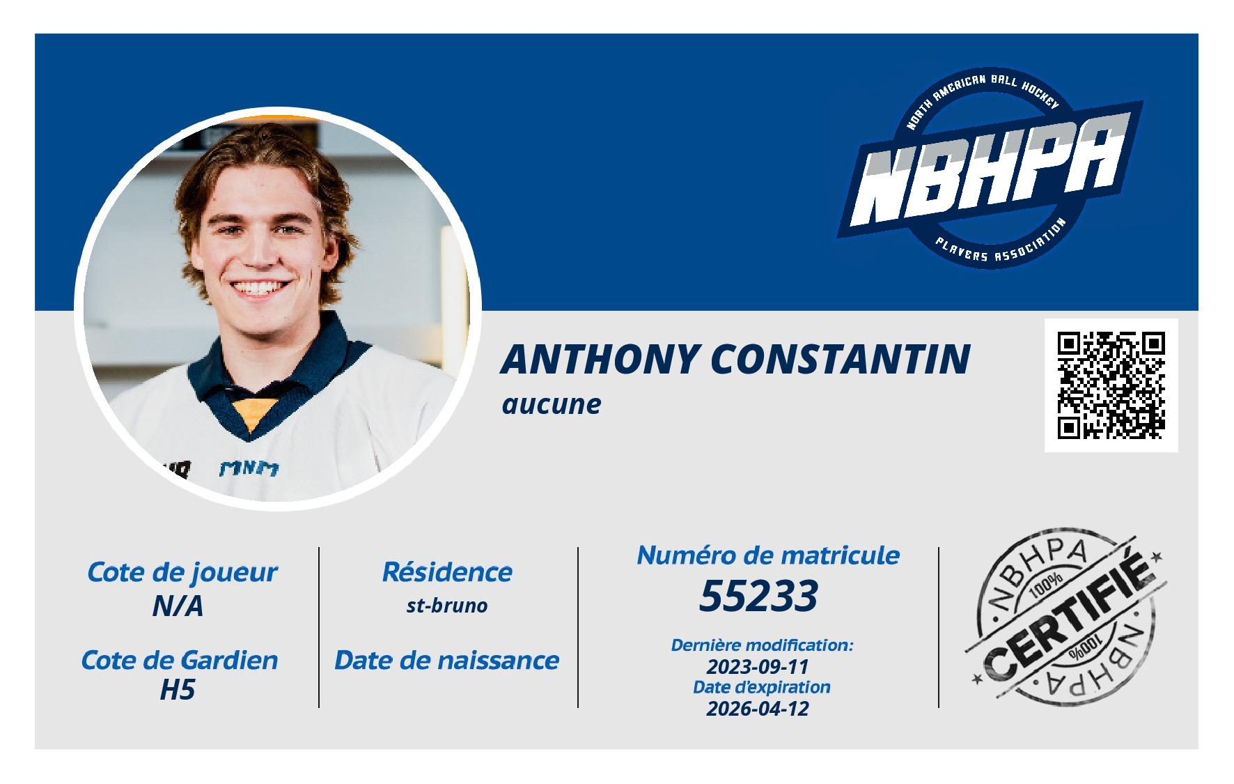 Anthony Constantin