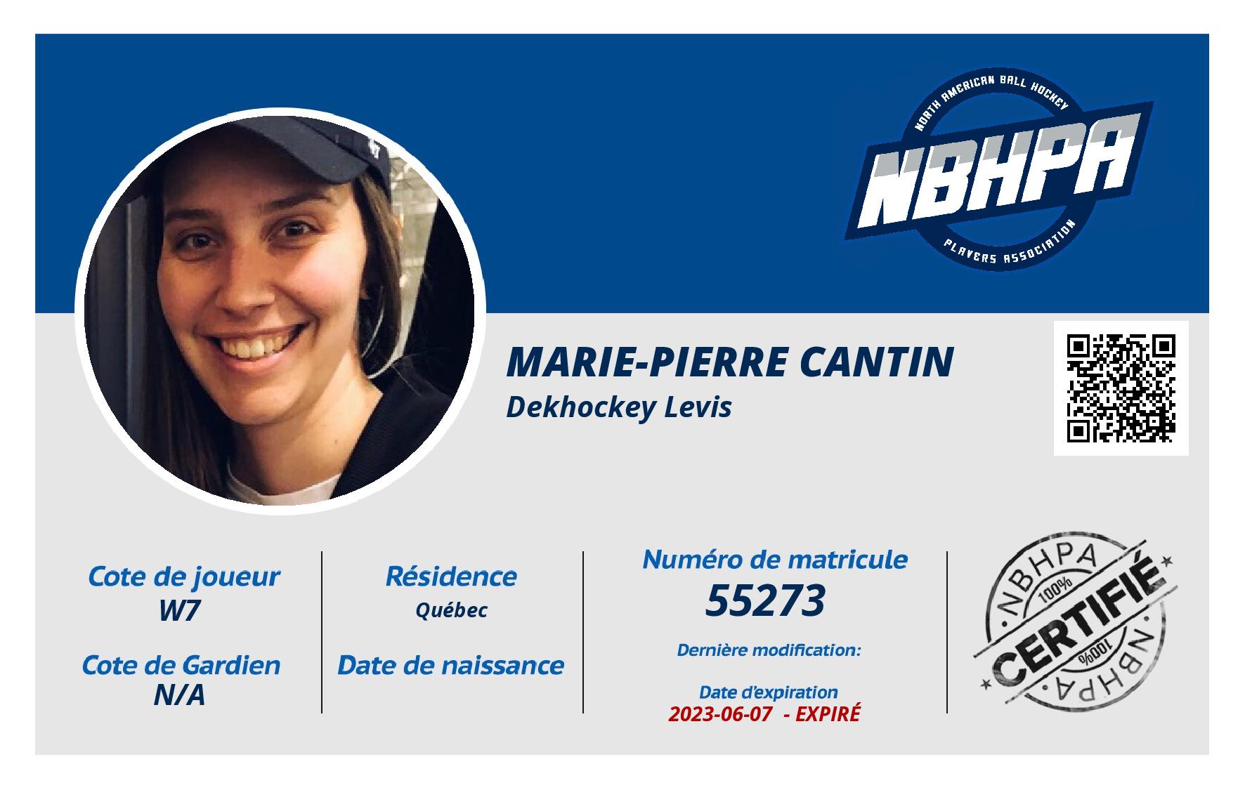 Marie-Pierre Cantin