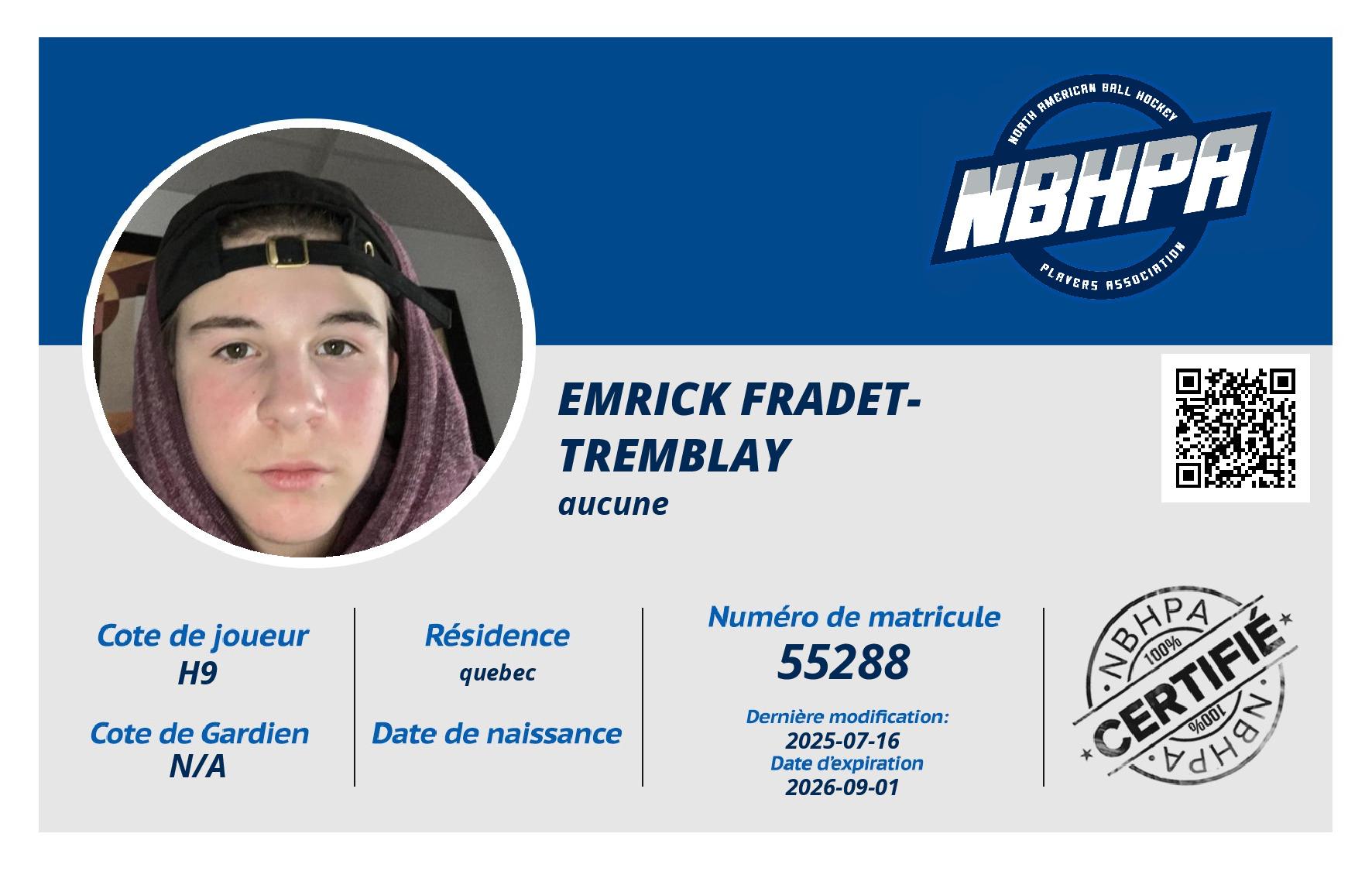 Emrick Fradet-Tremblay