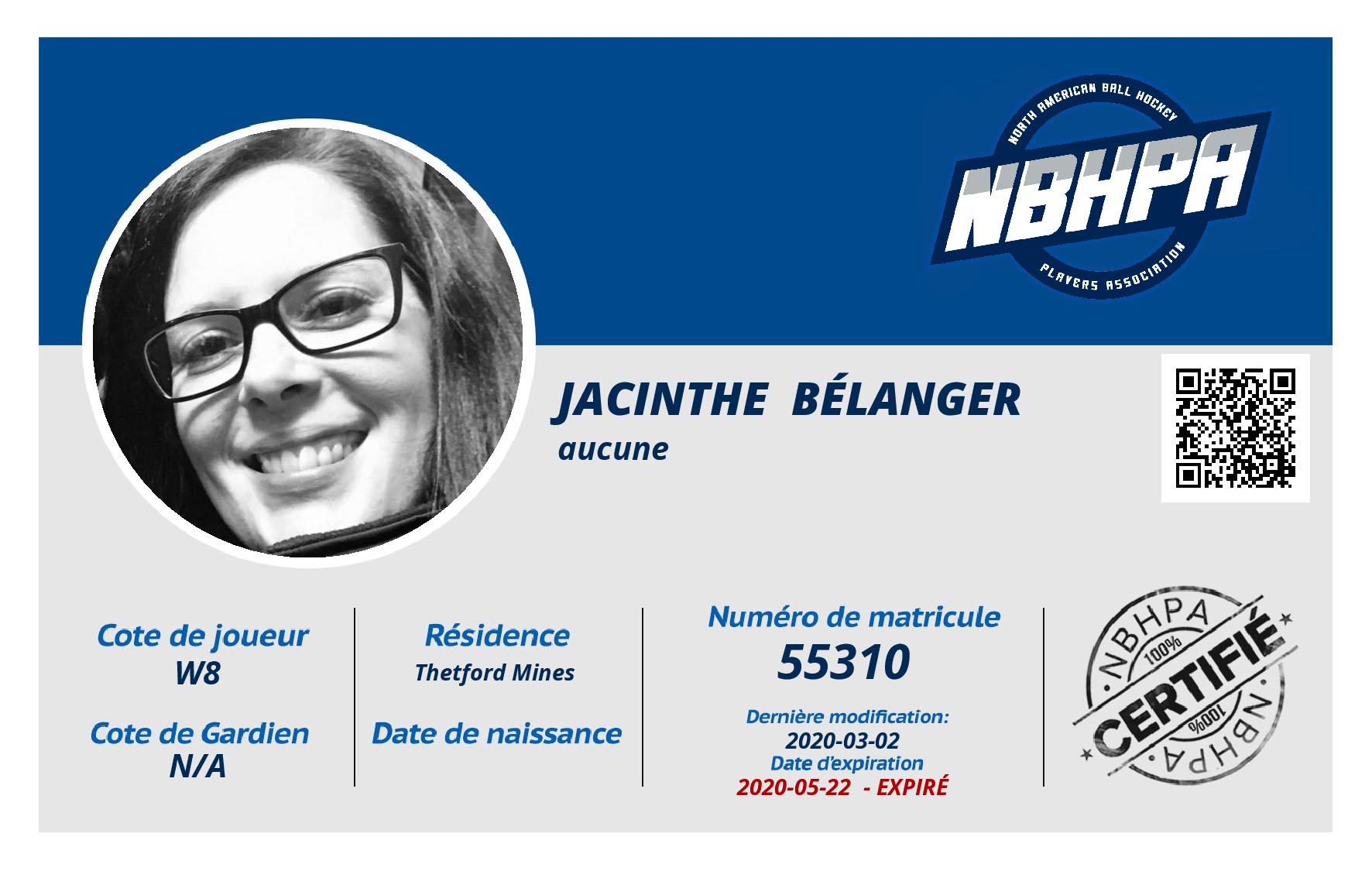 Jacinthe  Bélanger