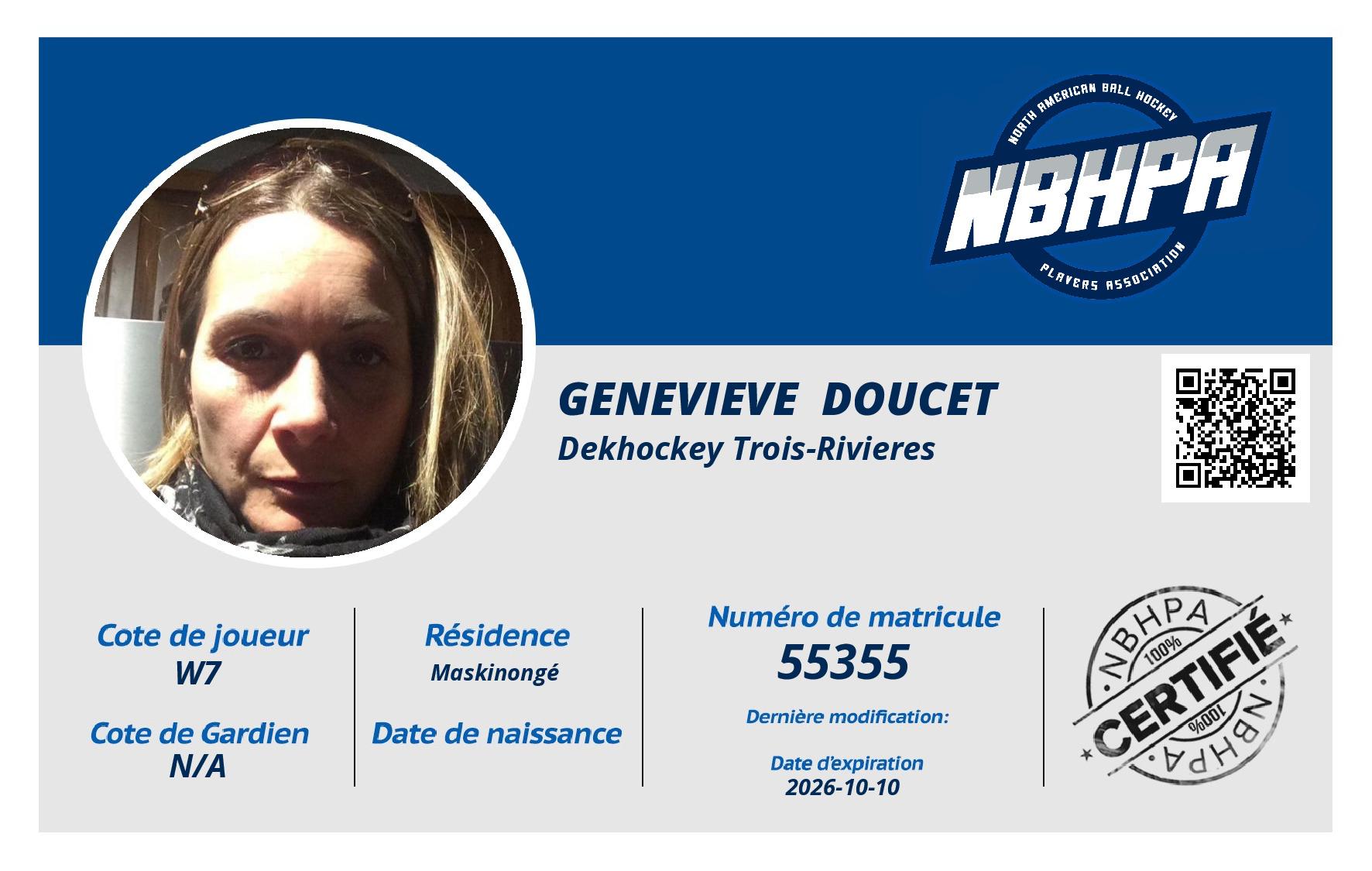 Genevieve  Doucet