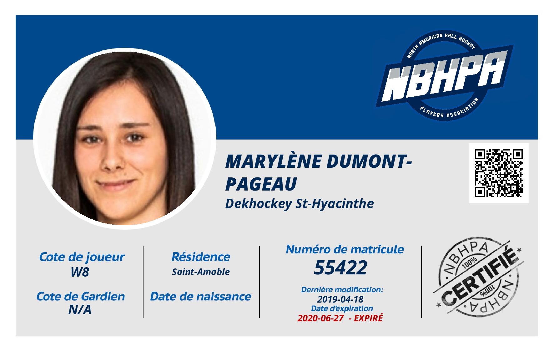 Marylène Dumont-Pageau