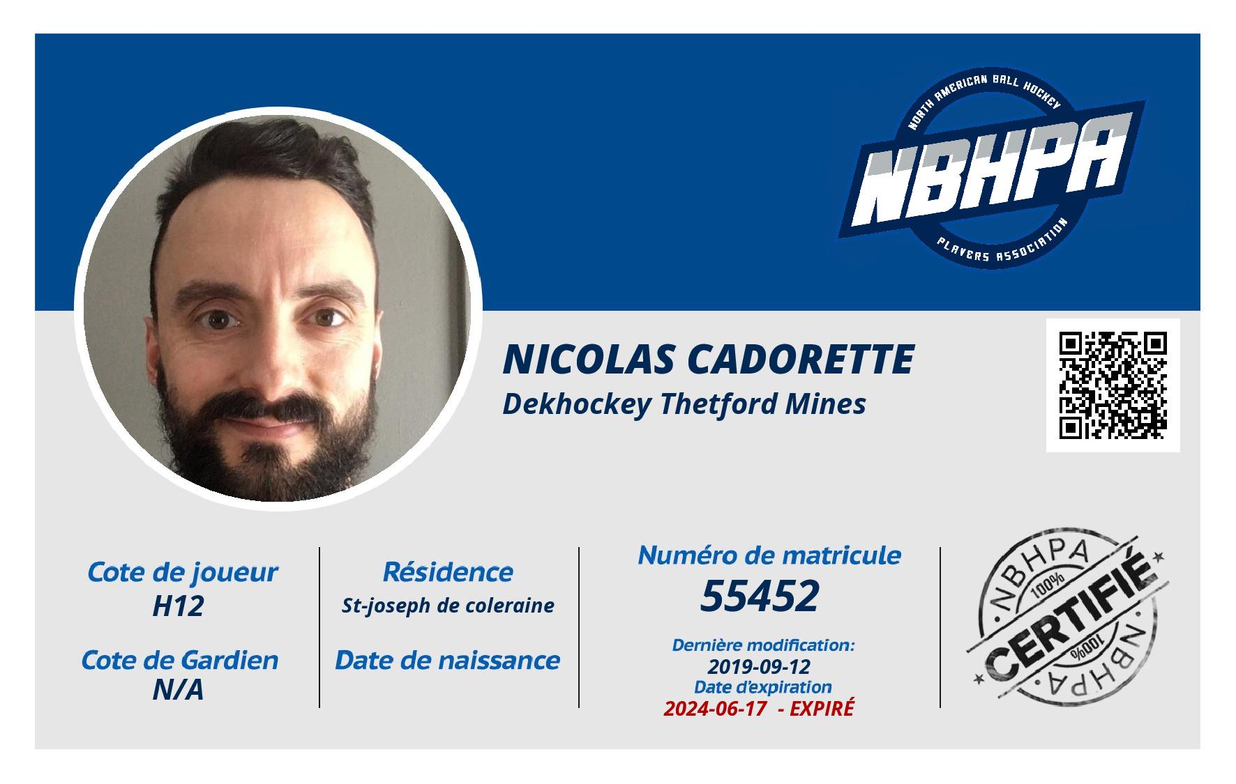 Nicolas Cadorette