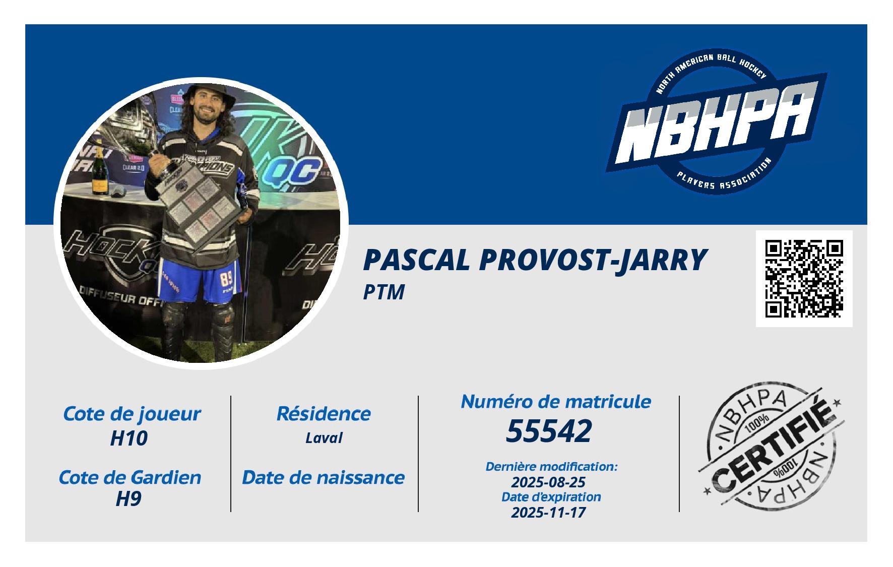 Pascal Provost-Jarry