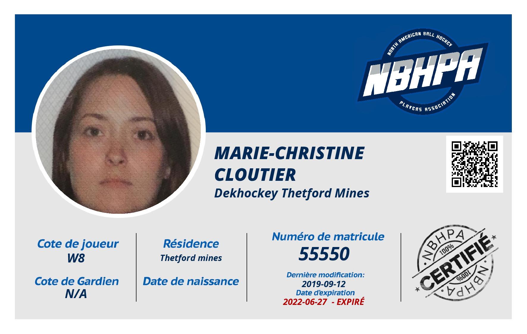 Marie-Christine  Cloutier