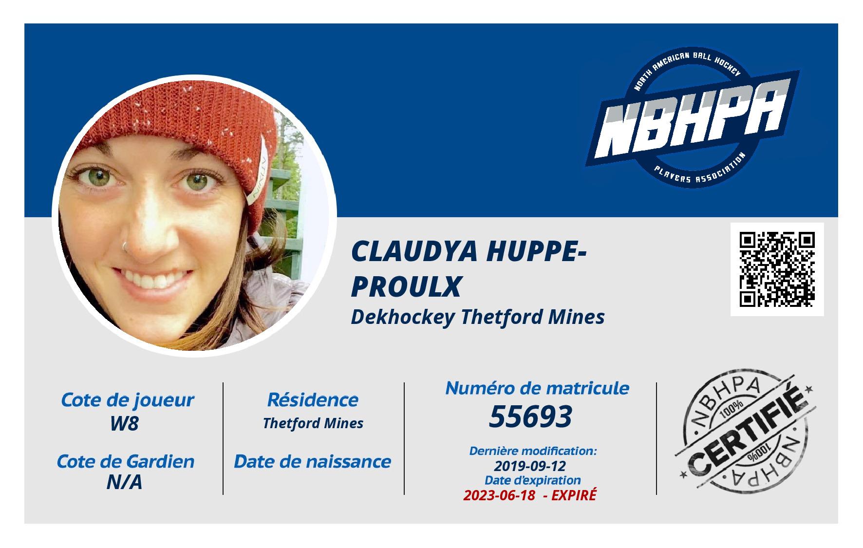 Claudya Huppe-Proulx