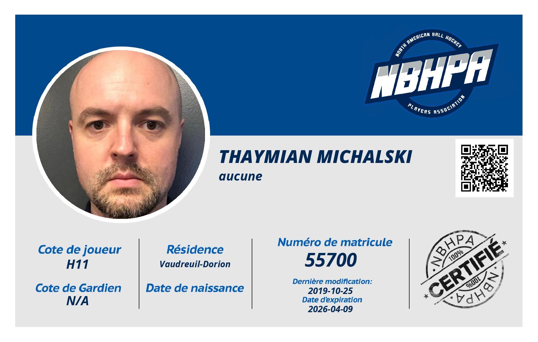Thaymian Michalski