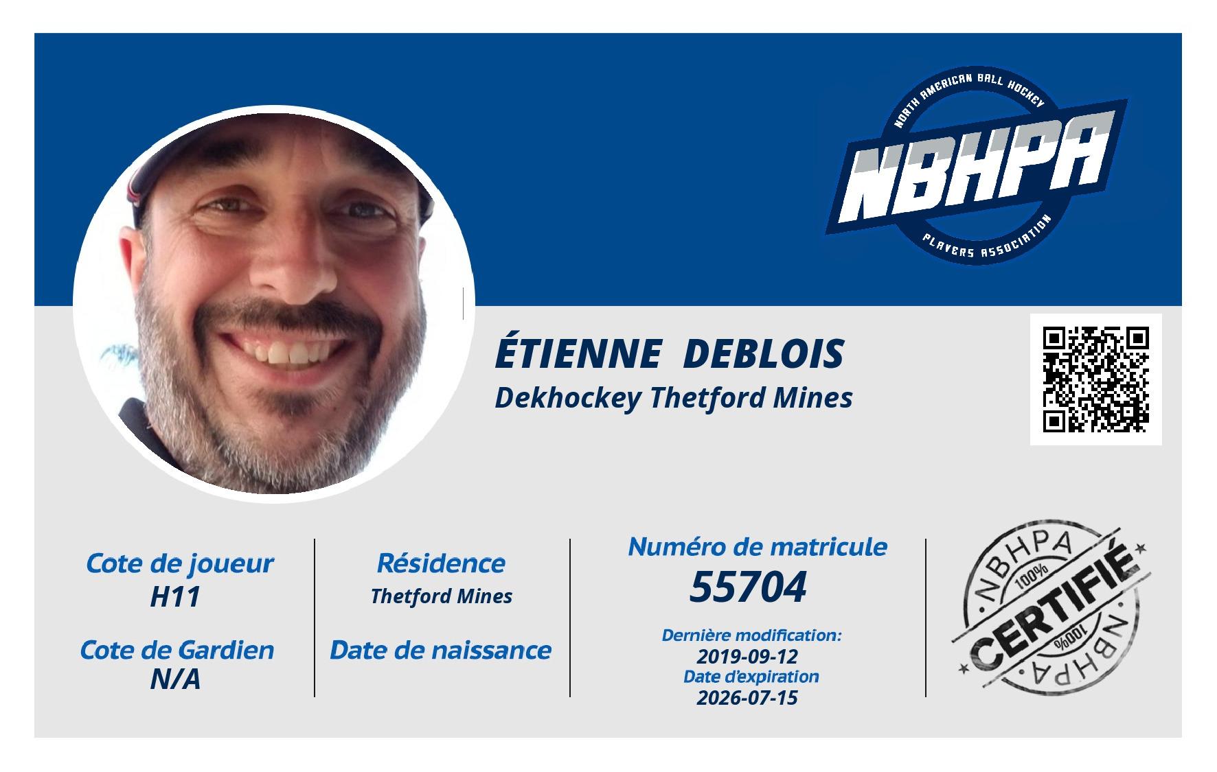 Étienne  Deblois 