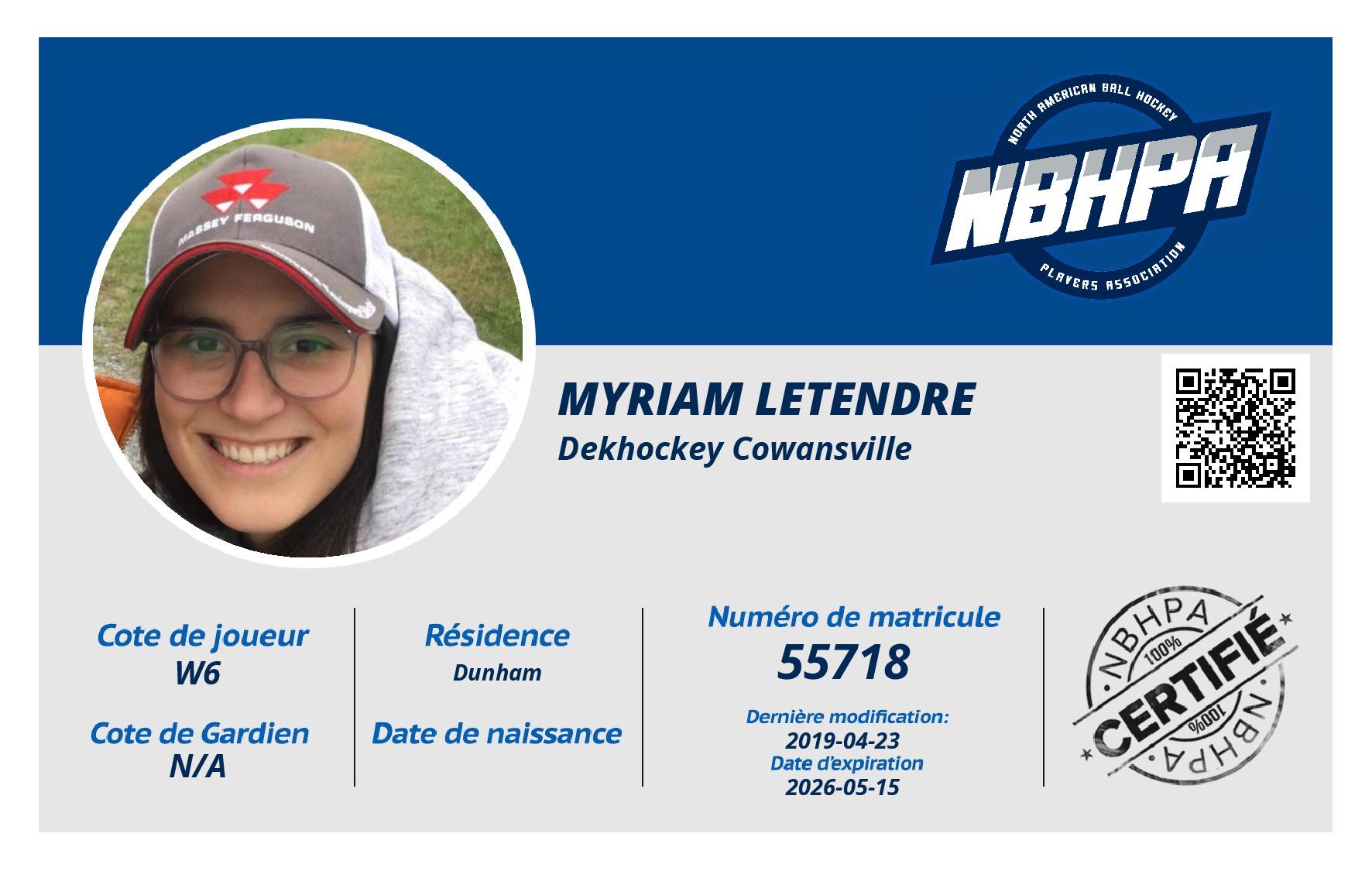Myriam Letendre