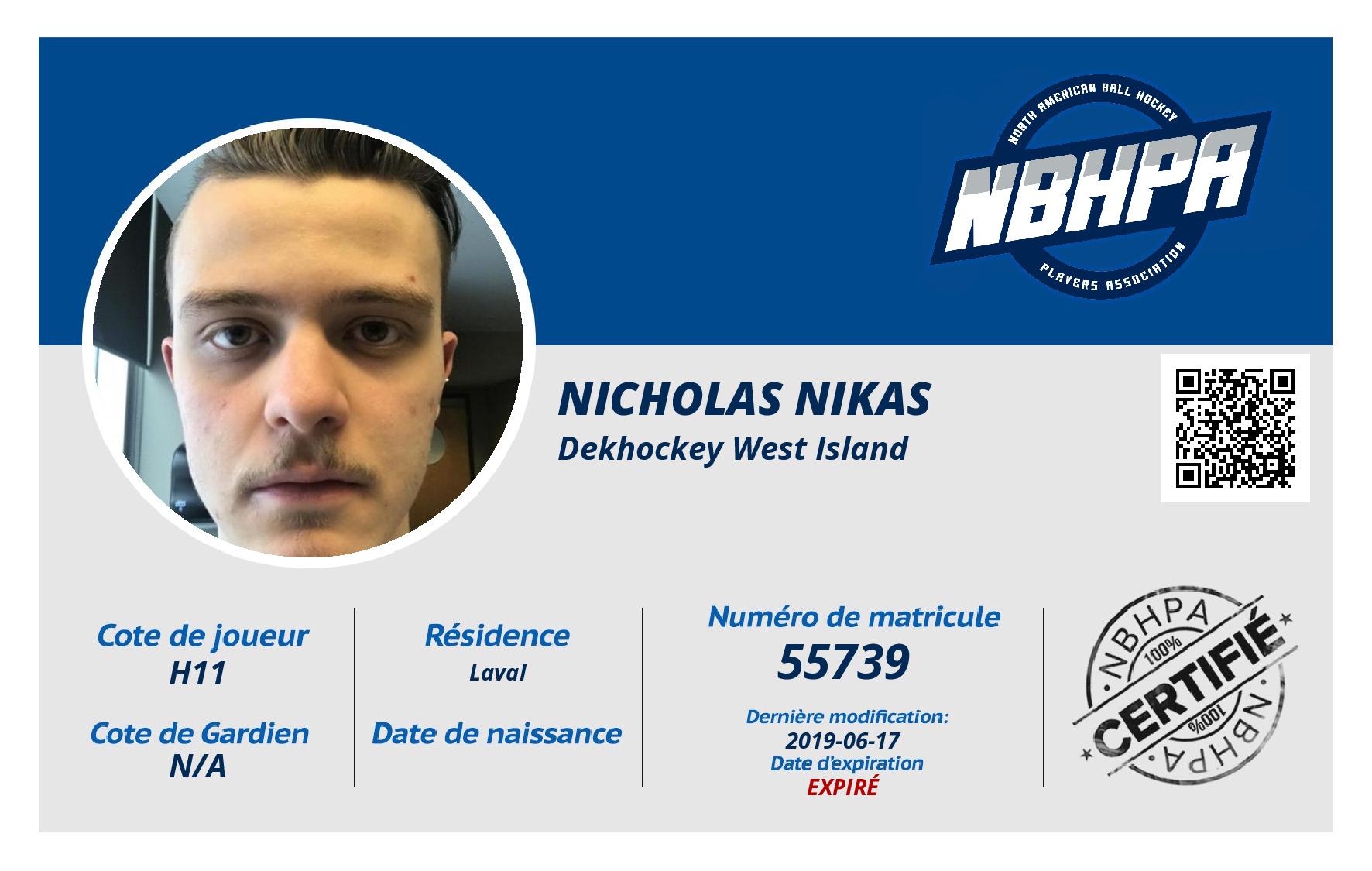 Nicholas Nikas