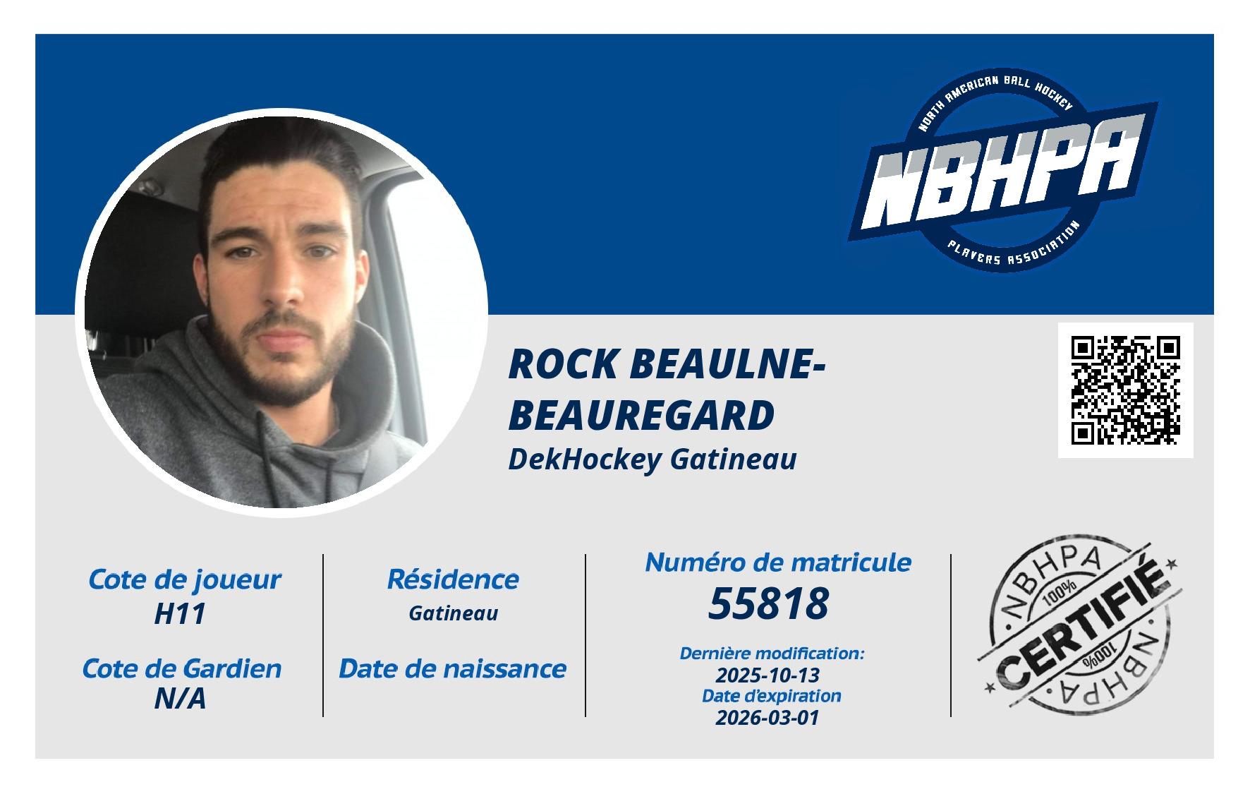 Rock Beaulne-Beauregard 