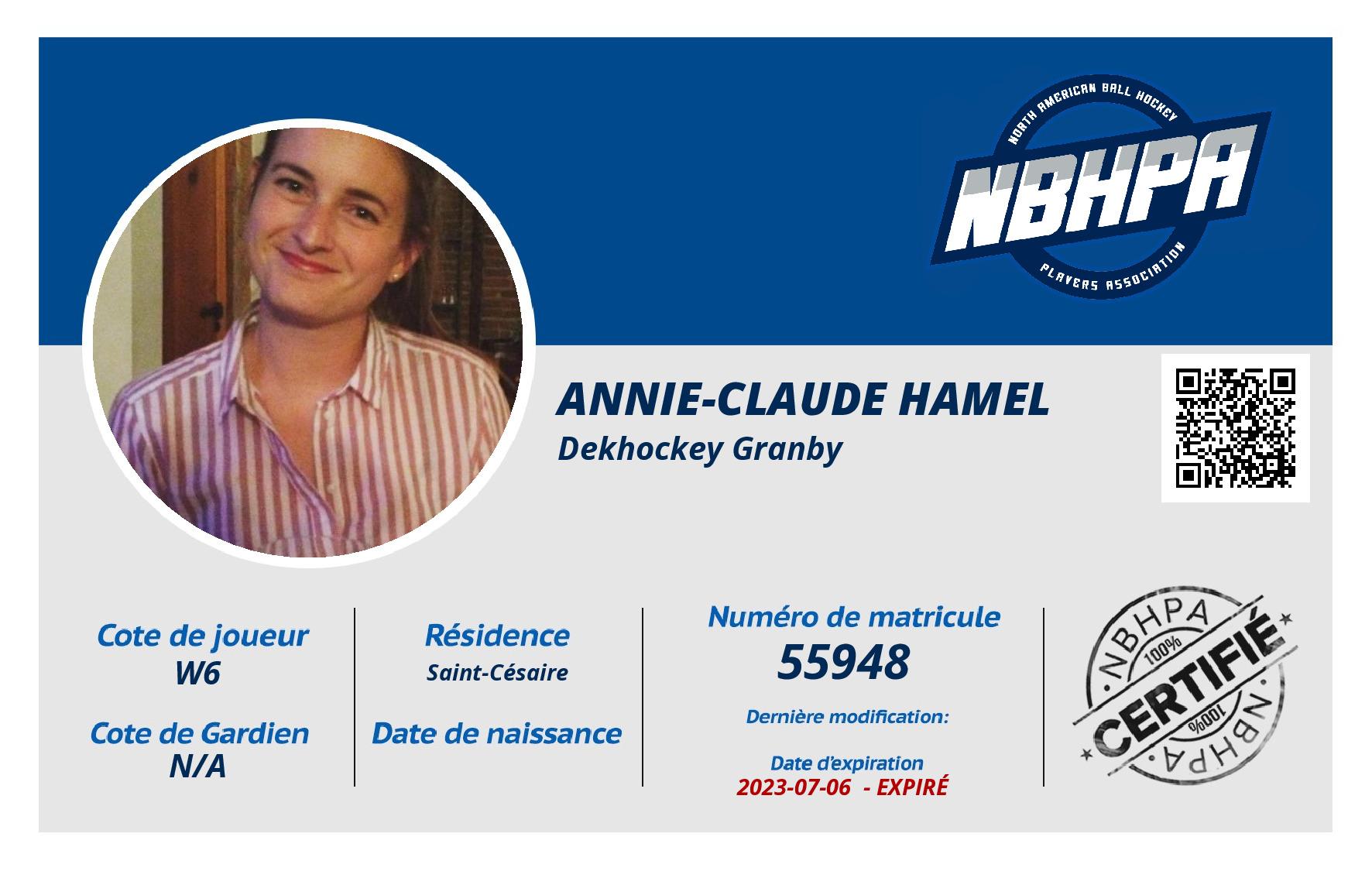 Annie-Claude Hamel