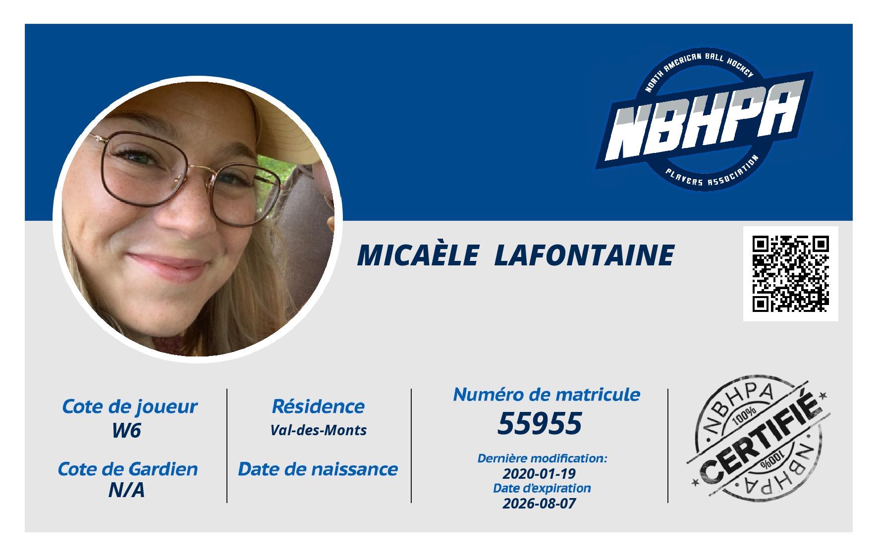 Micaèle  Lafontaine