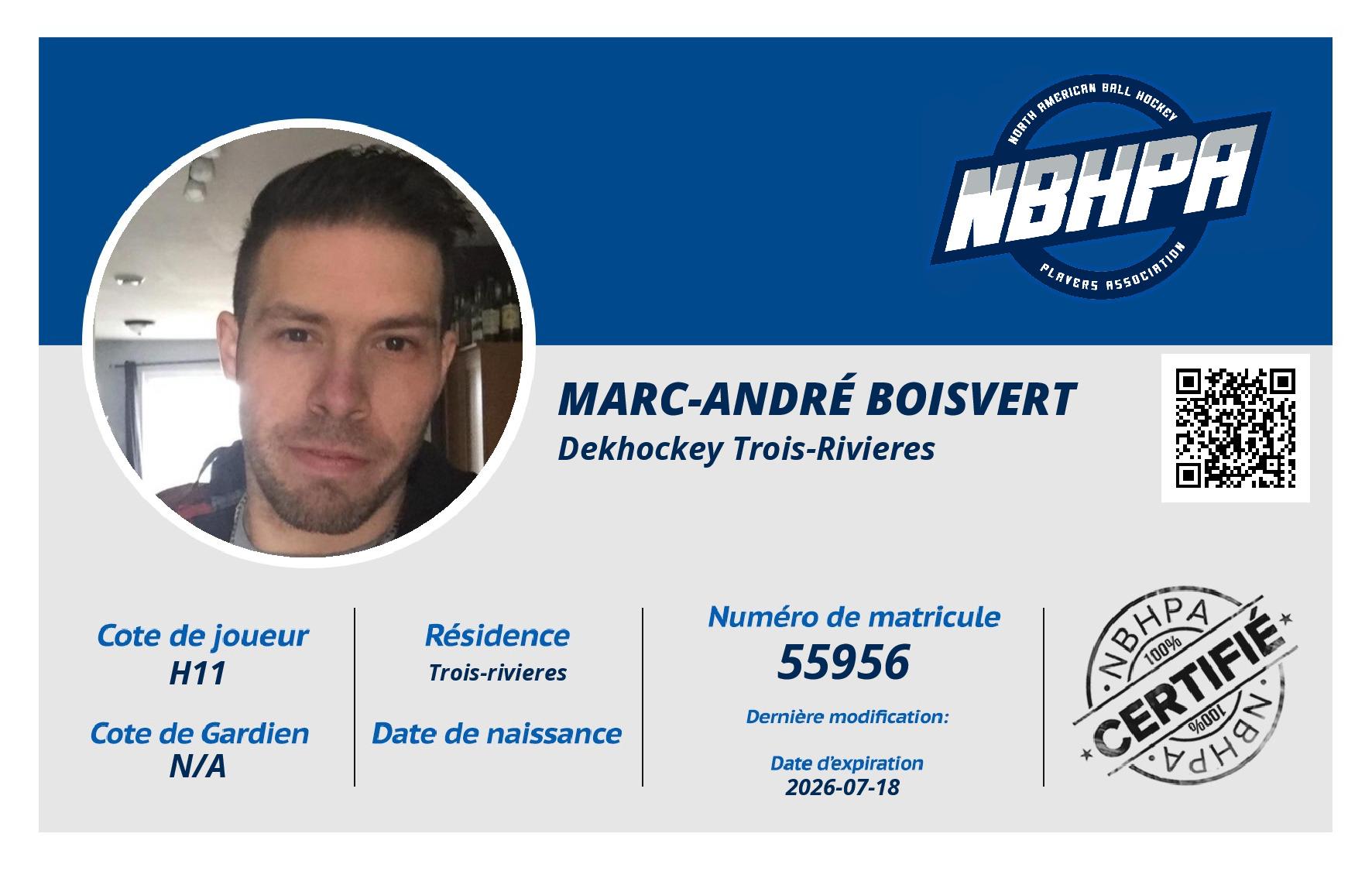 Marc-André Boisvert