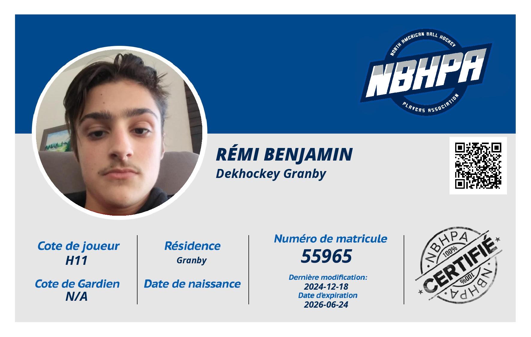 Rémi Benjamin 