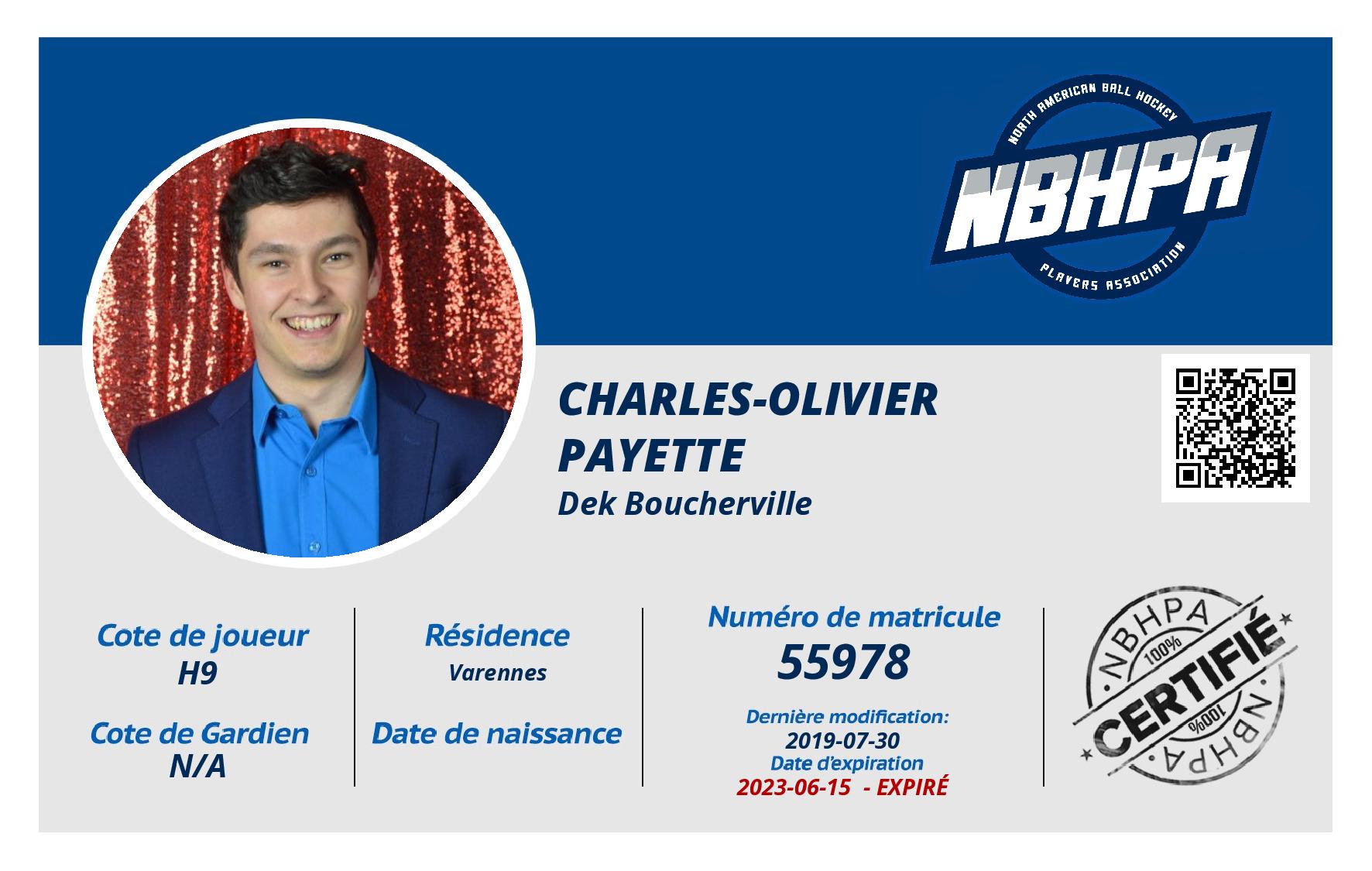 Charles-Olivier  Payette
