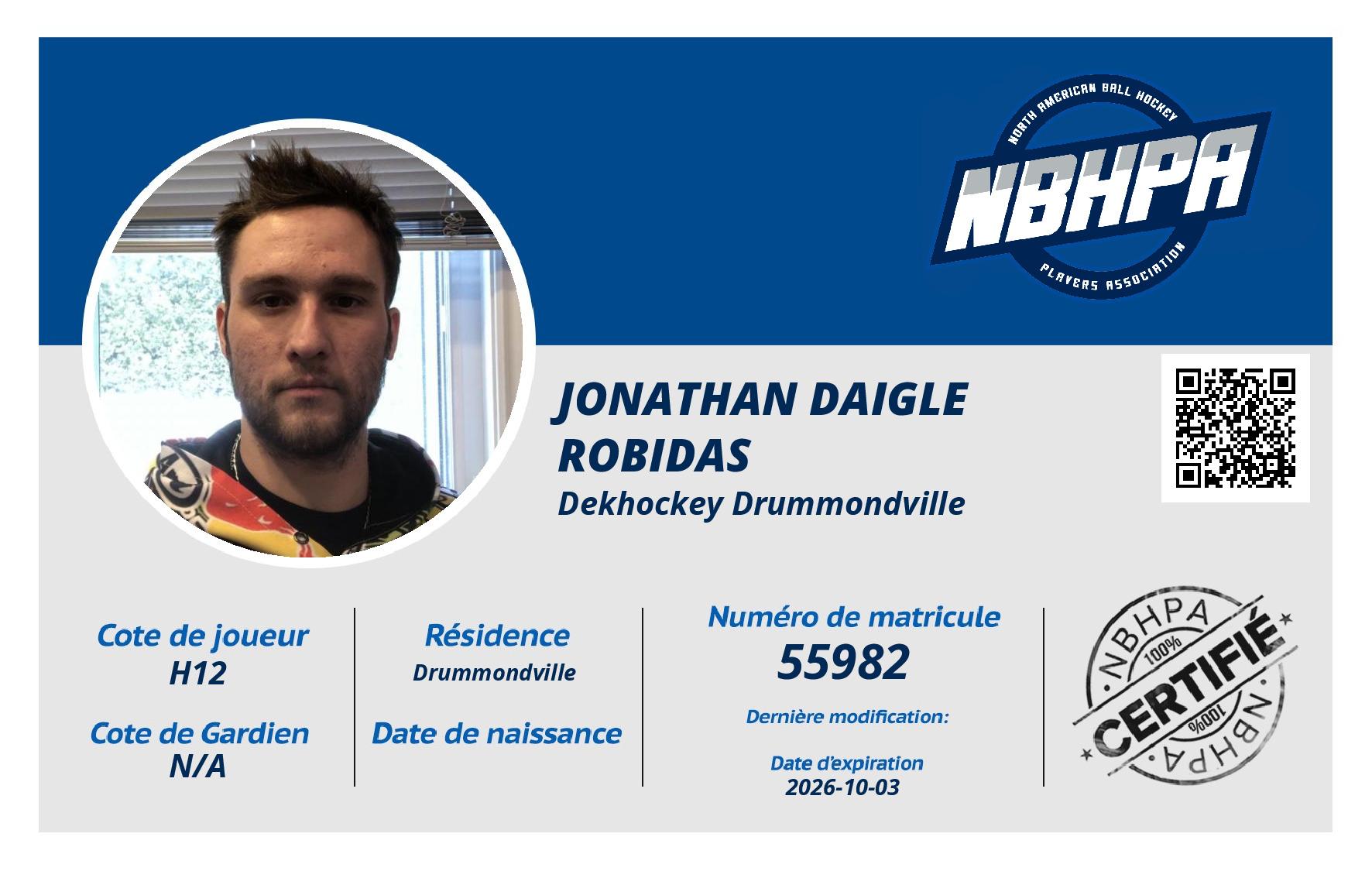 Jonathan Daigle Robidas