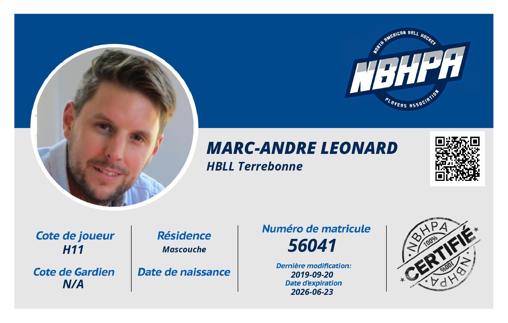 Marc-andre Leonard