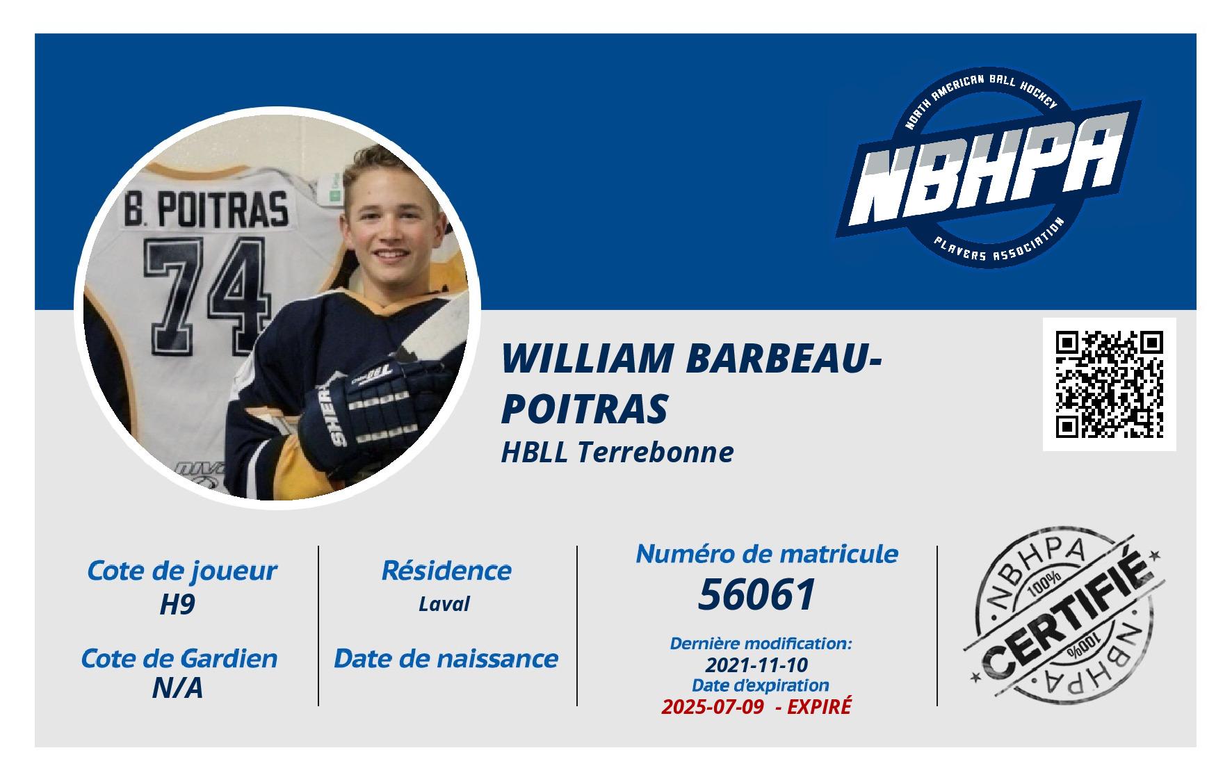 William Barbeau-Poitras