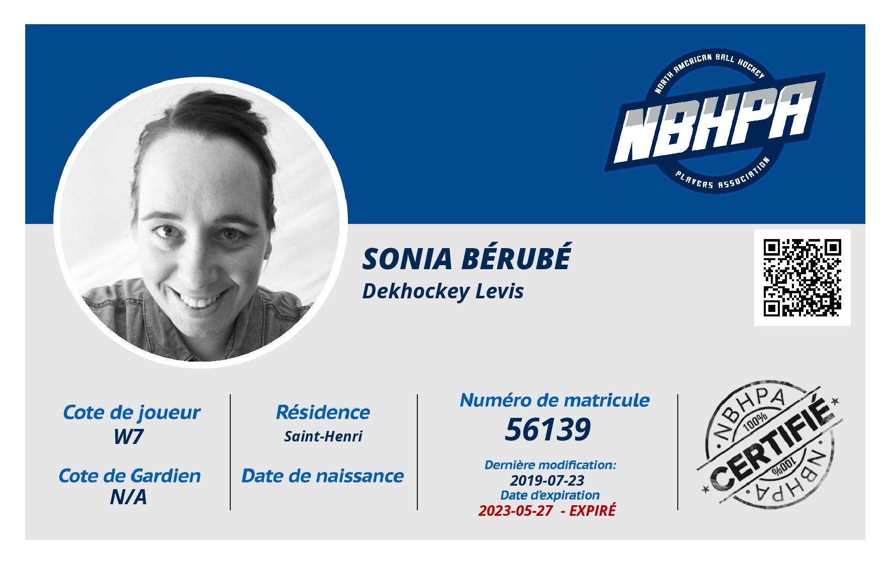 Sonia Bérubé