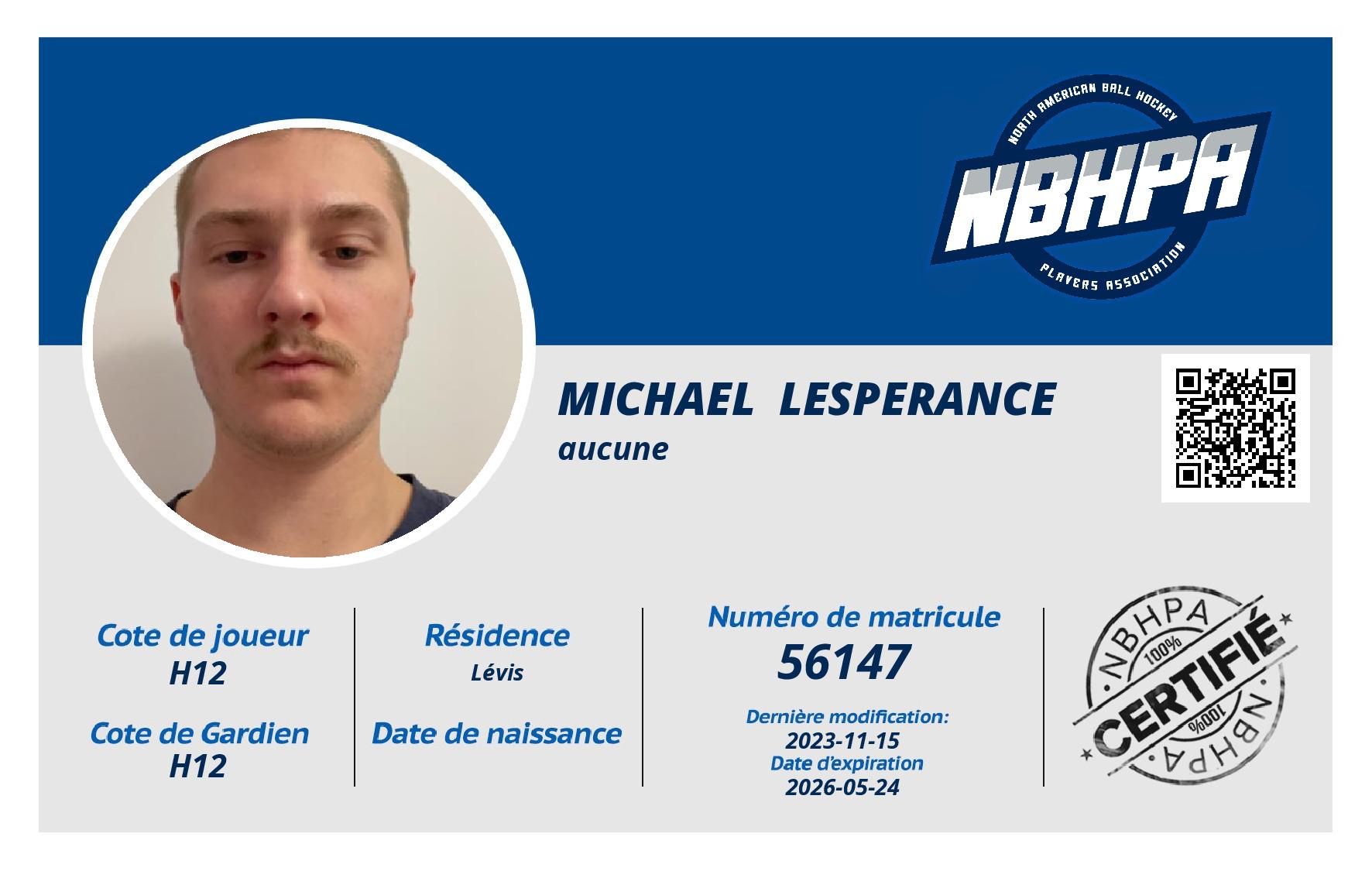 Michael  Lesperance