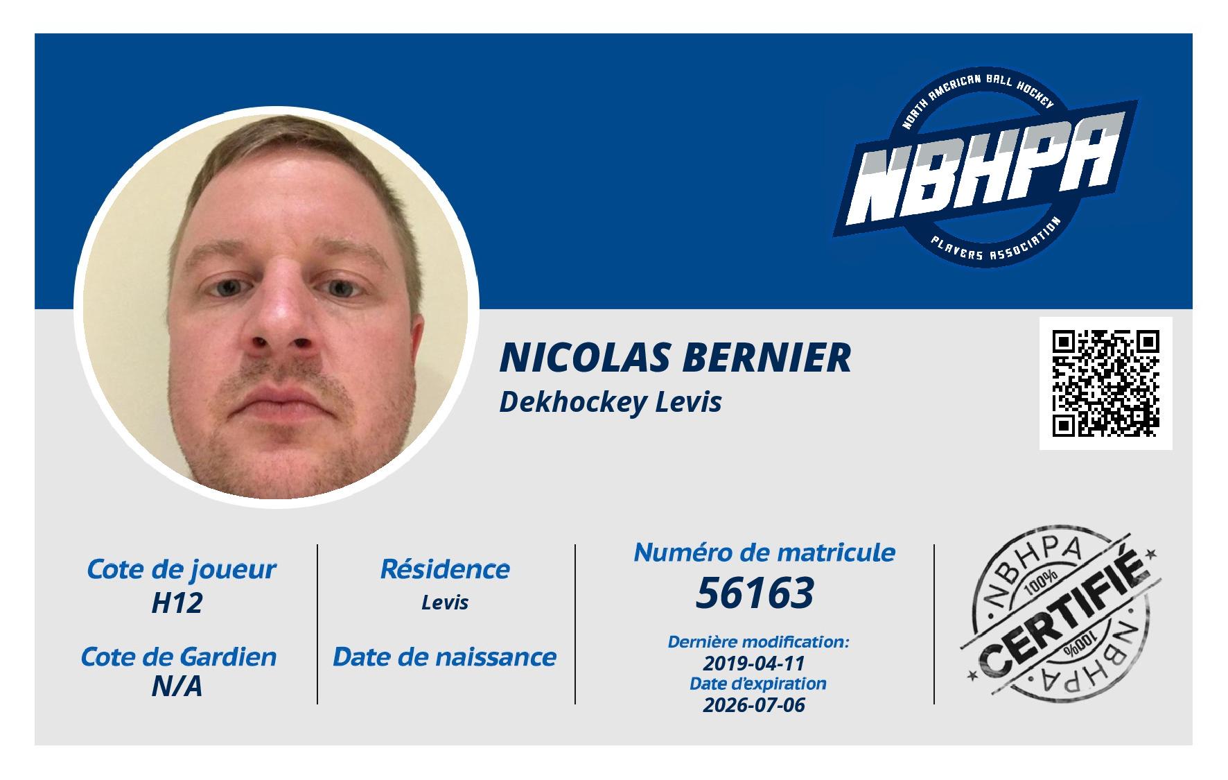 Nicolas Bernier