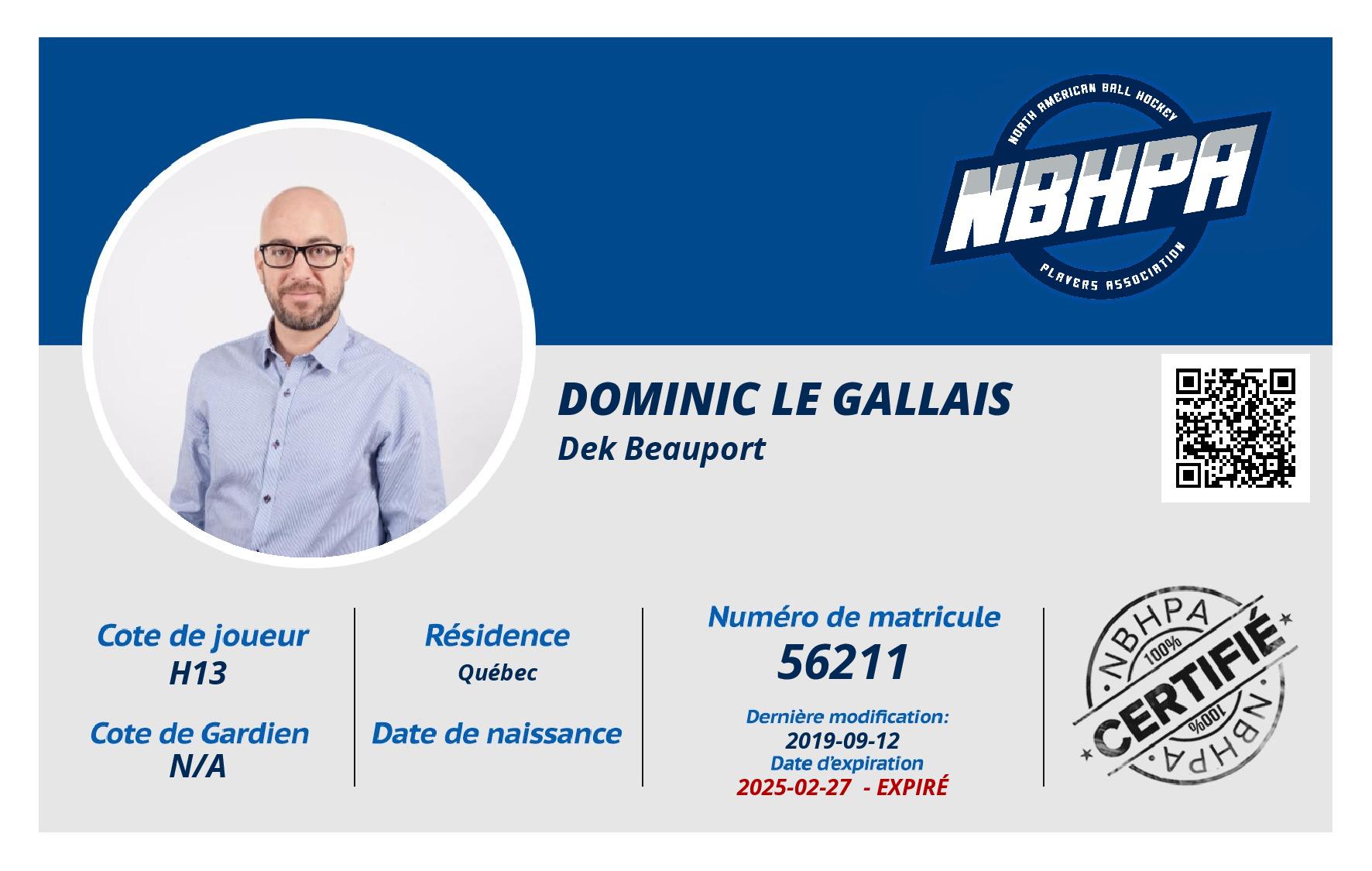 Dominic Le Gallais