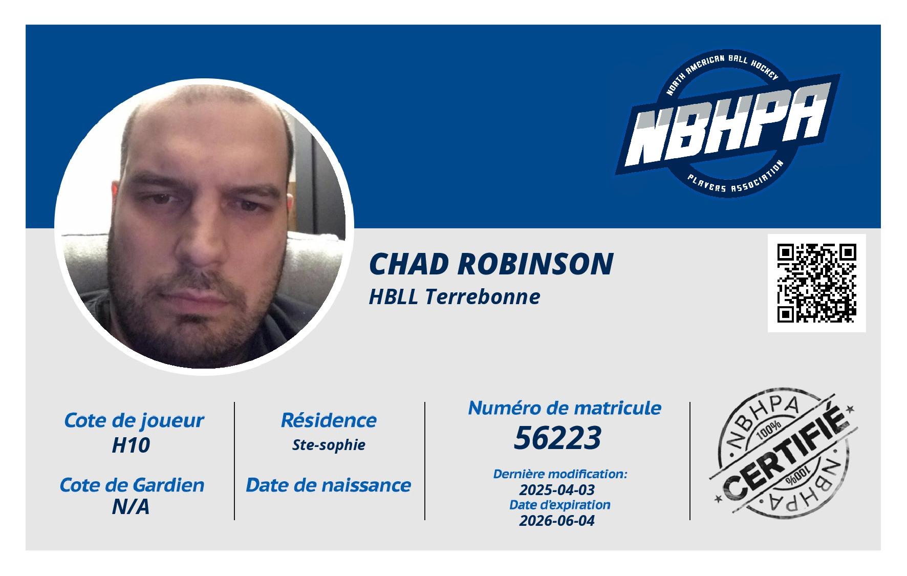 Chad Robinson 