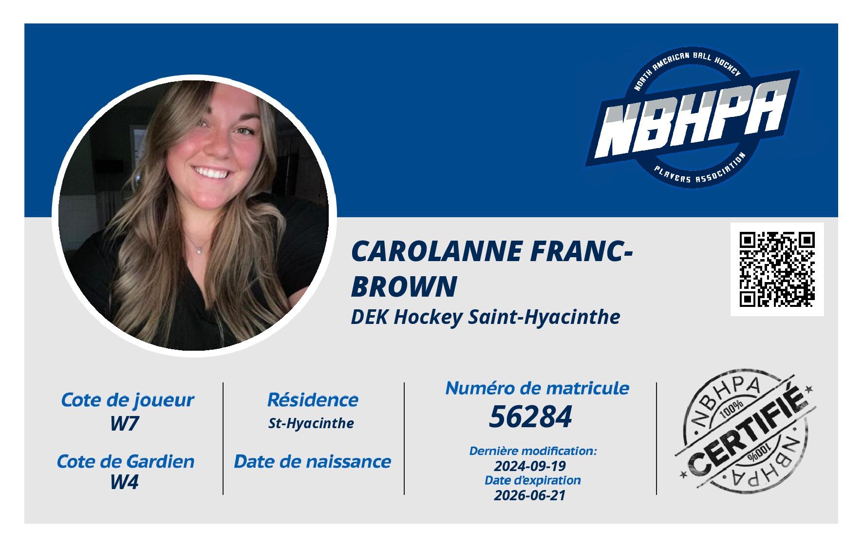 Carolanne Franc-Brown