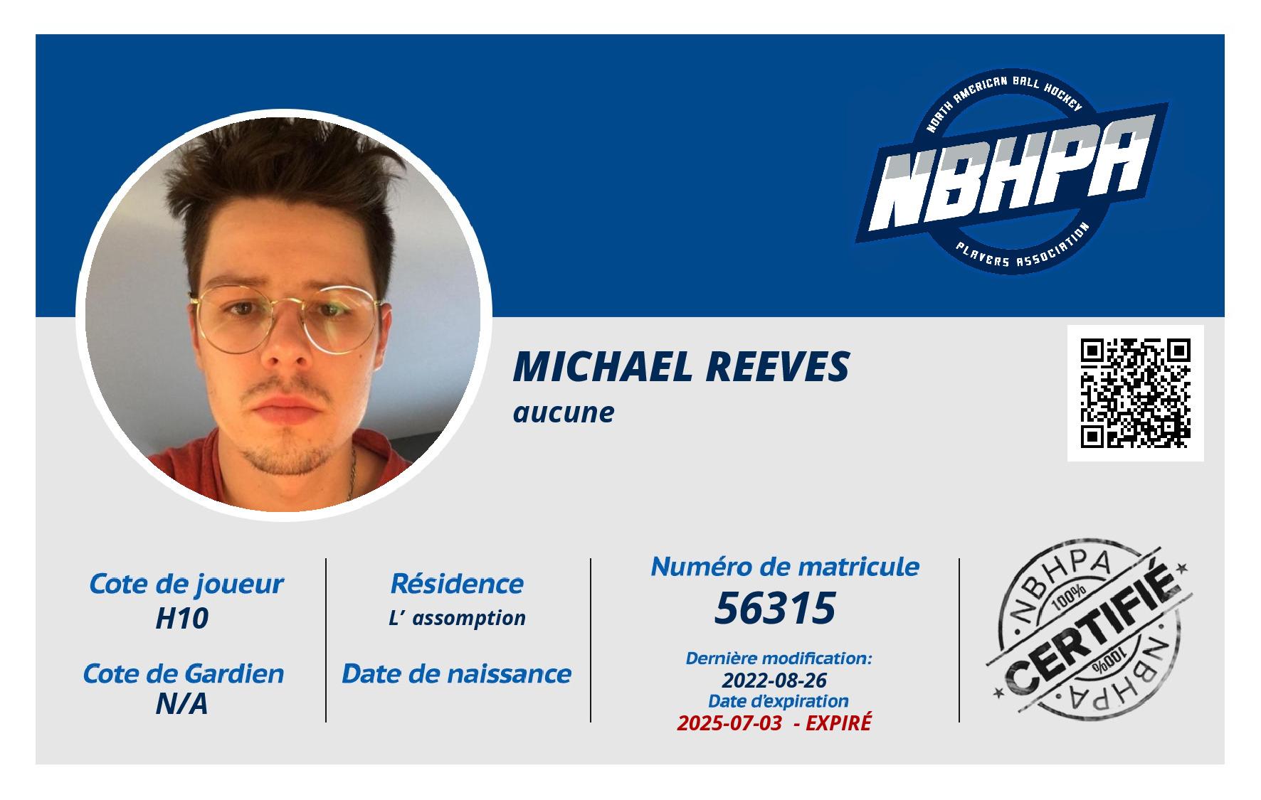Michael Reeves