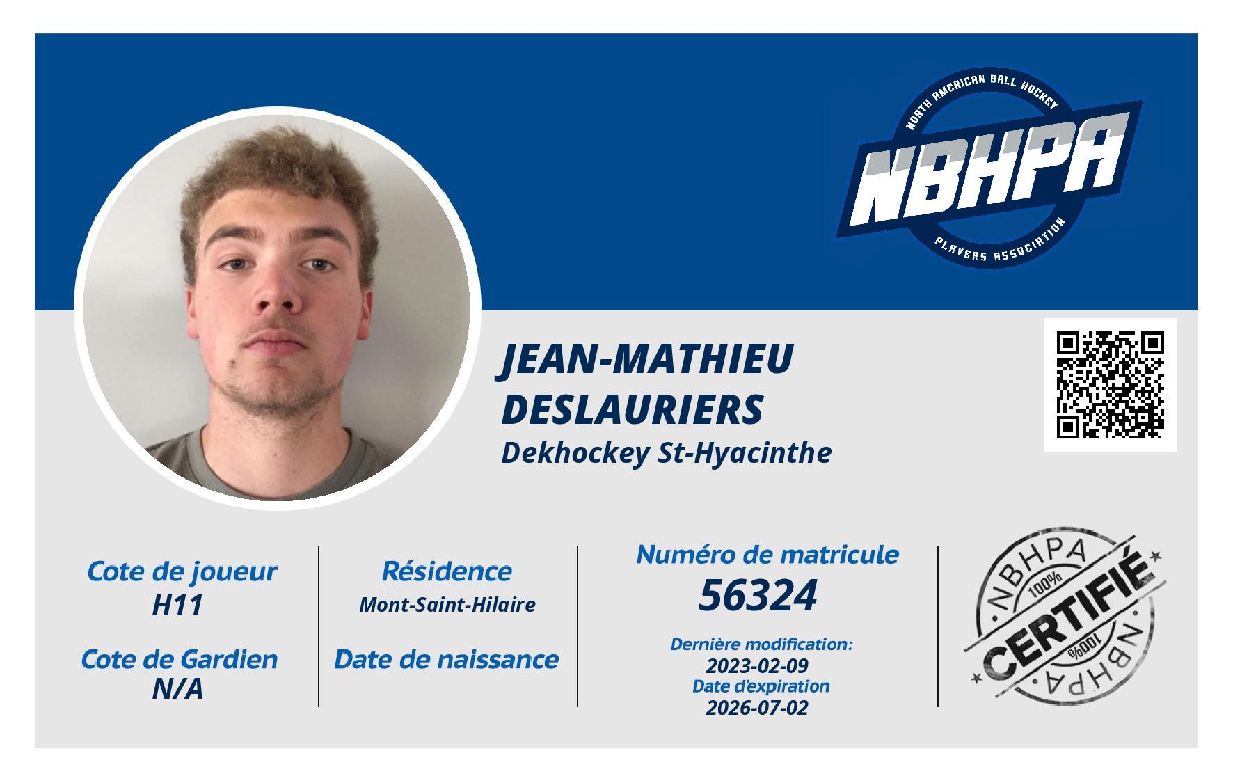 Jean-Mathieu Deslauriers