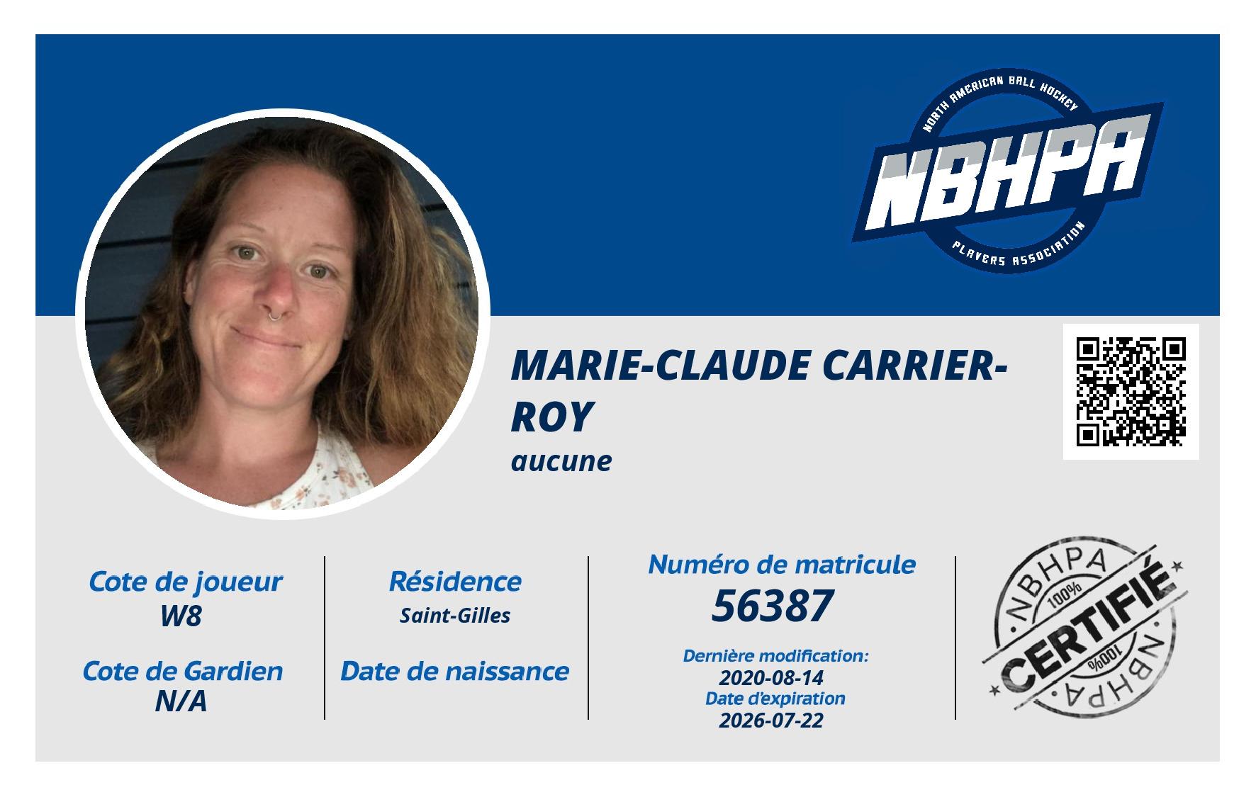 Marie-Claude Carrier-roy