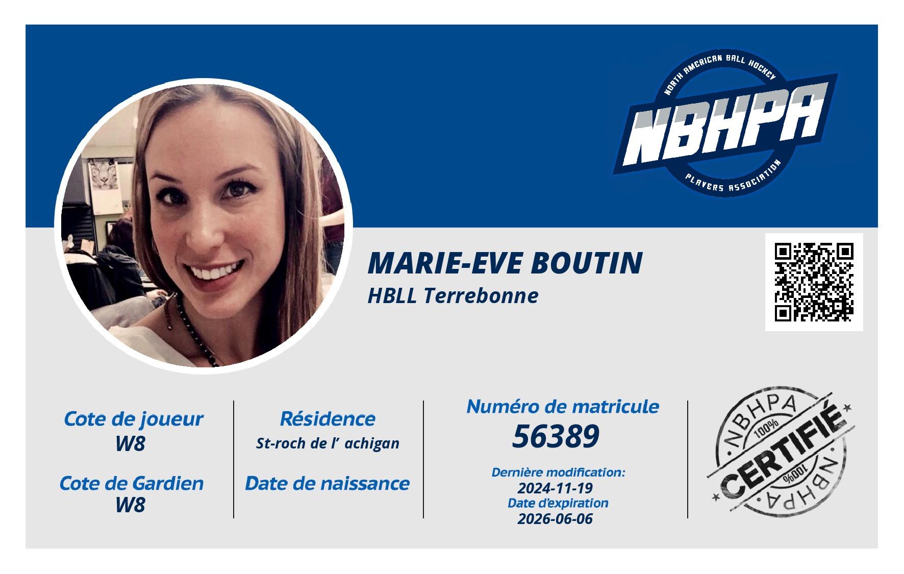 Marie-Eve Boutin