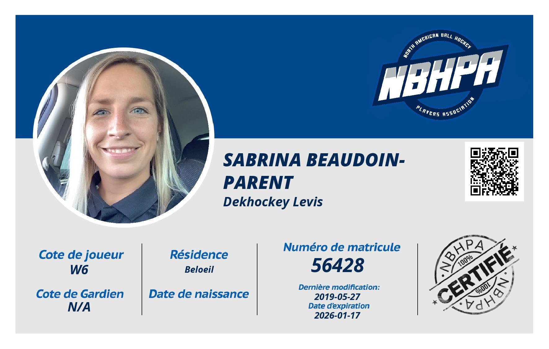 Sabrina Beaudoin-Parent