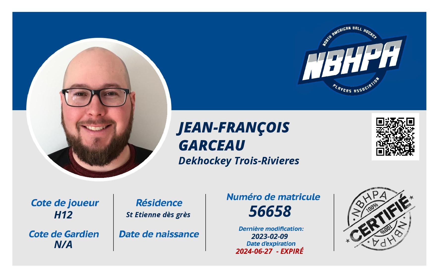Jean-François  Garceau 