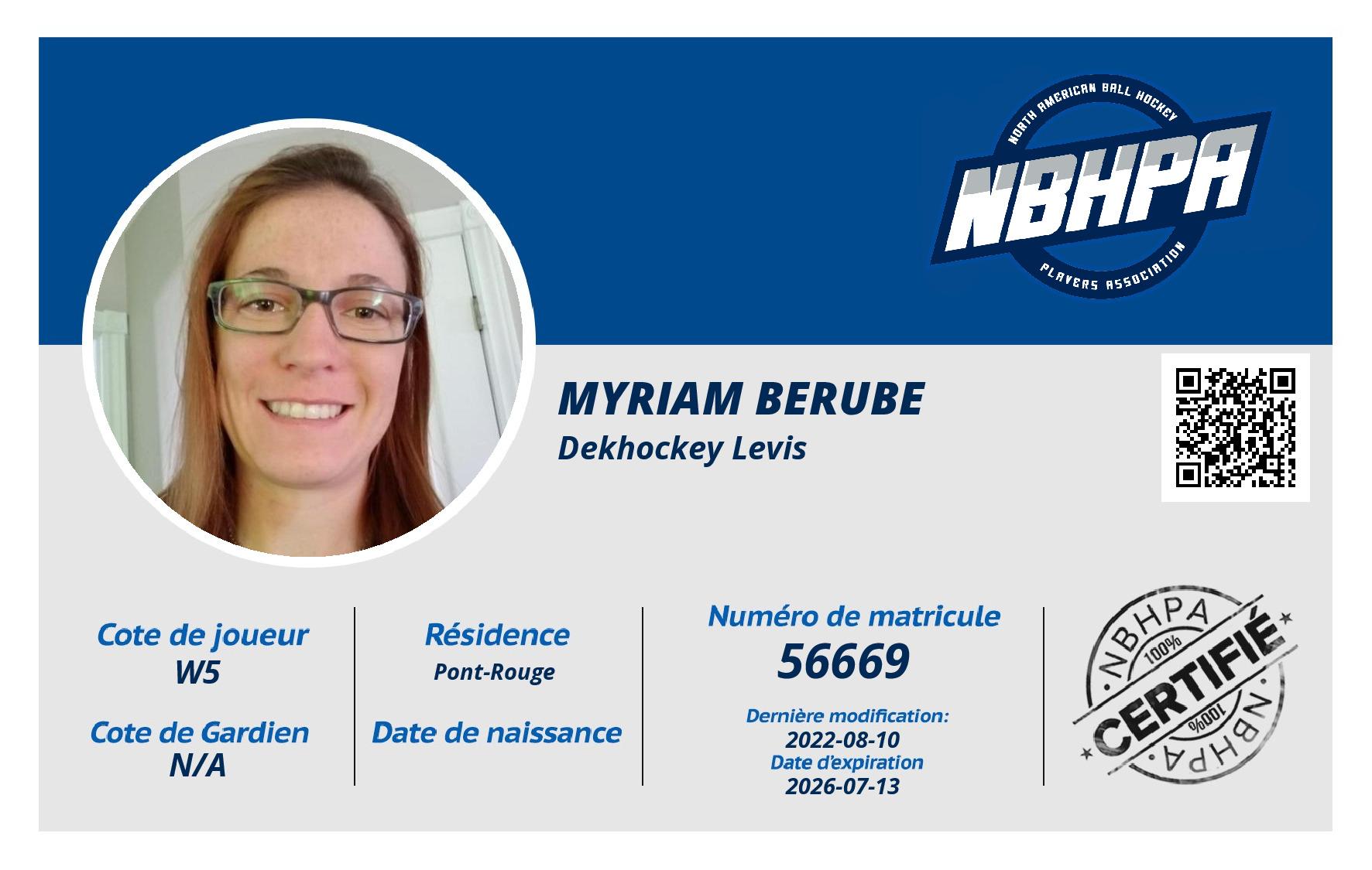 Myriam Berube 